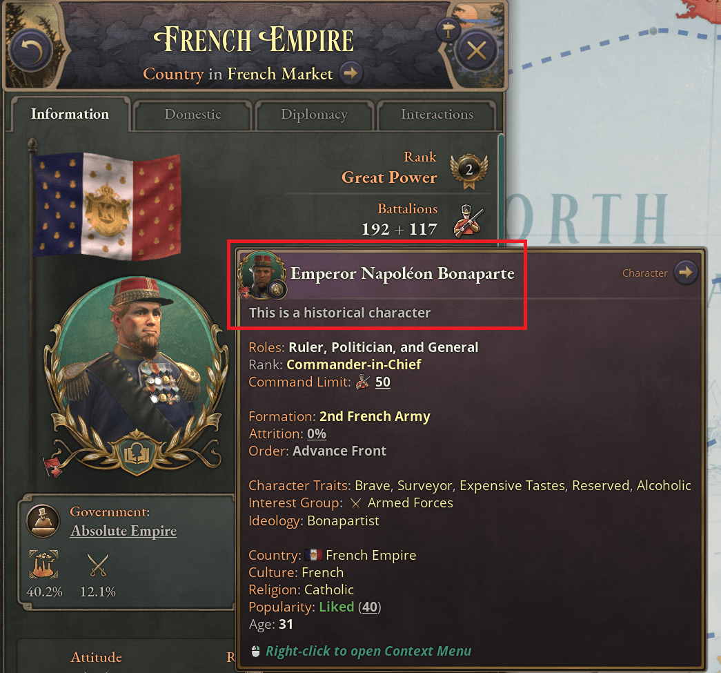 Napoleon is BACK! Yes. THAT Napoleon. Not The 3rd r/victoria3