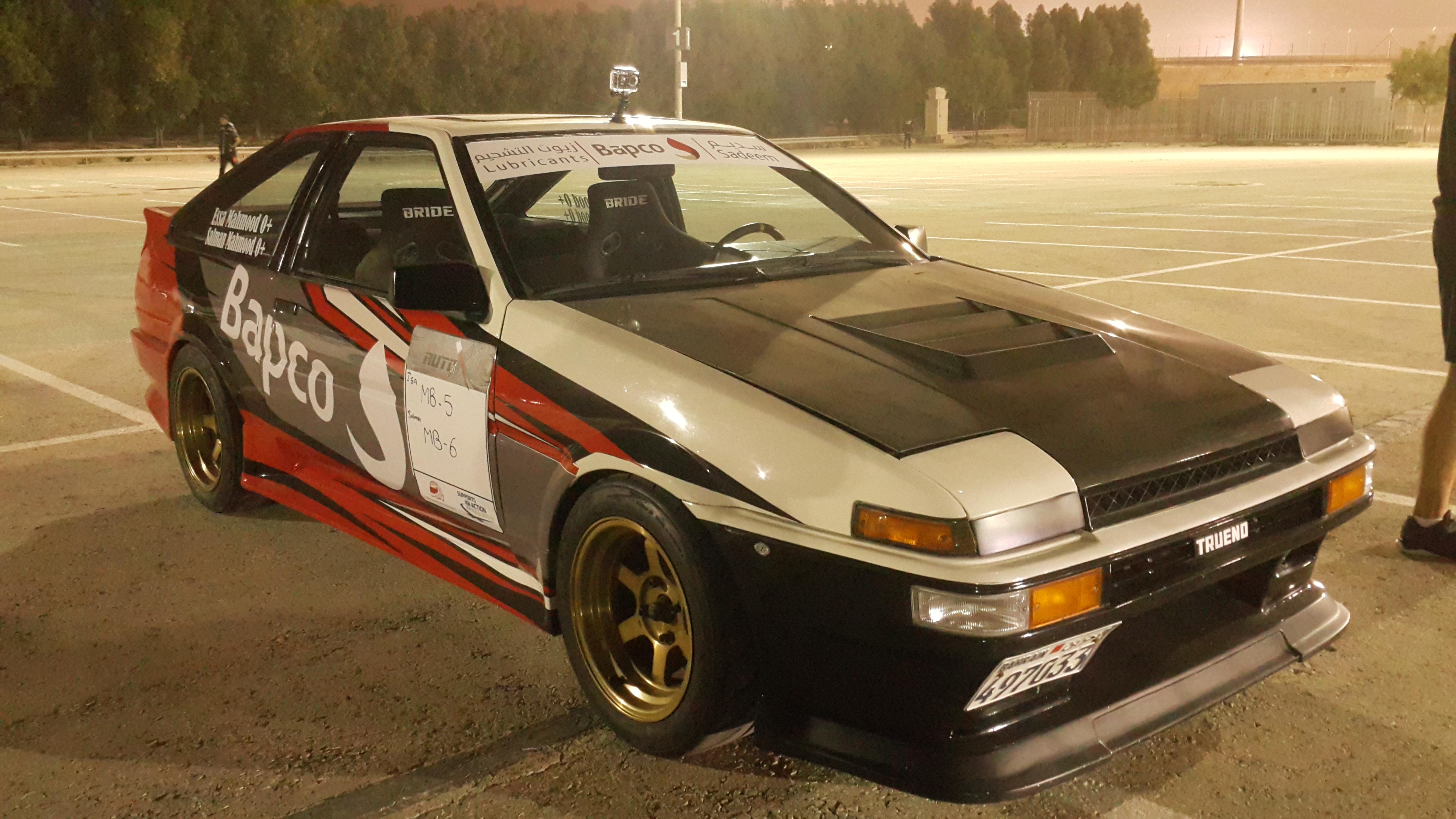 Toyota AE86 at an Autocross event JDM