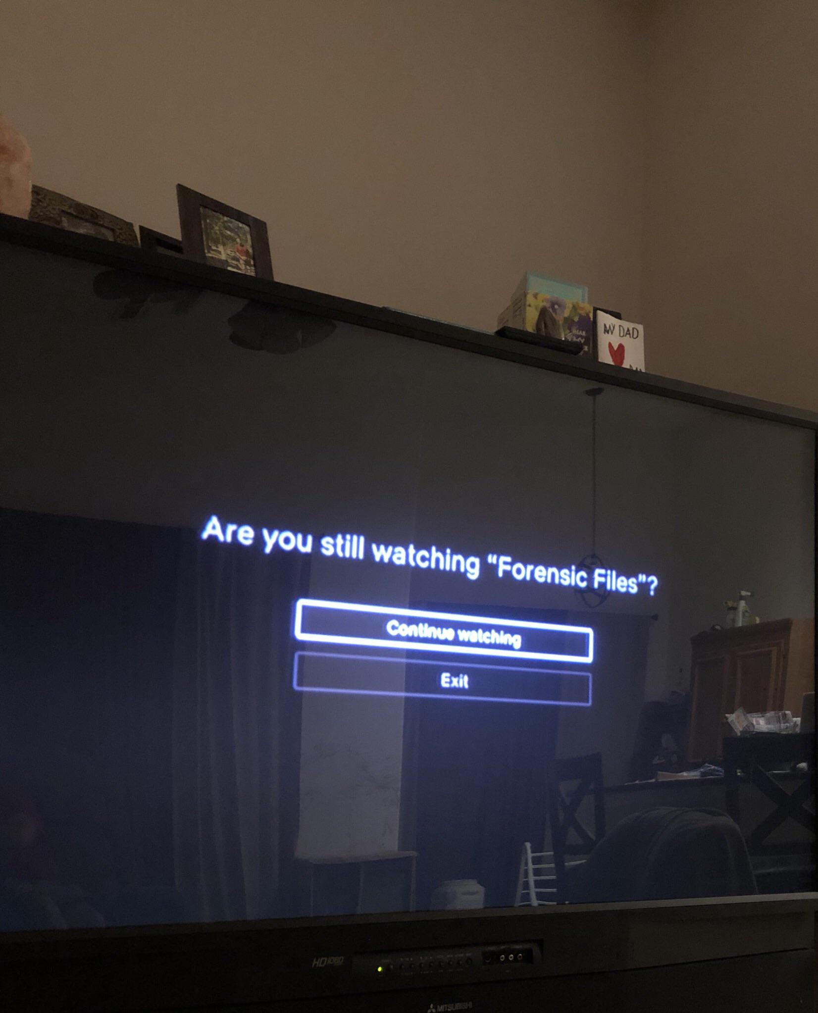 Yeah, Netflix. Yeah. myfavoritemurder