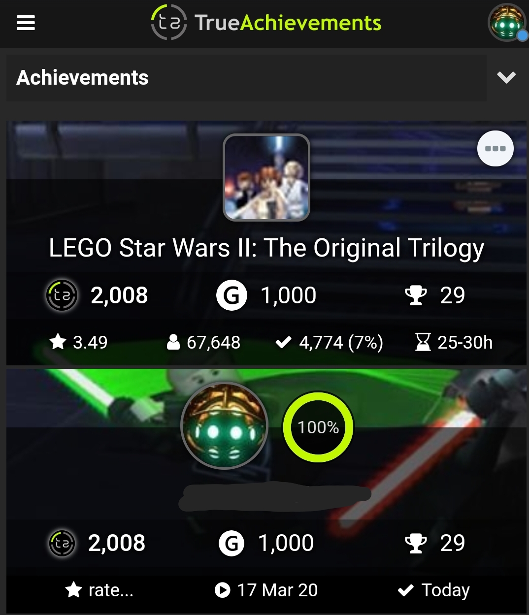 [Lego Star Wars II The Original Trilogy] By far the hardest Lego game