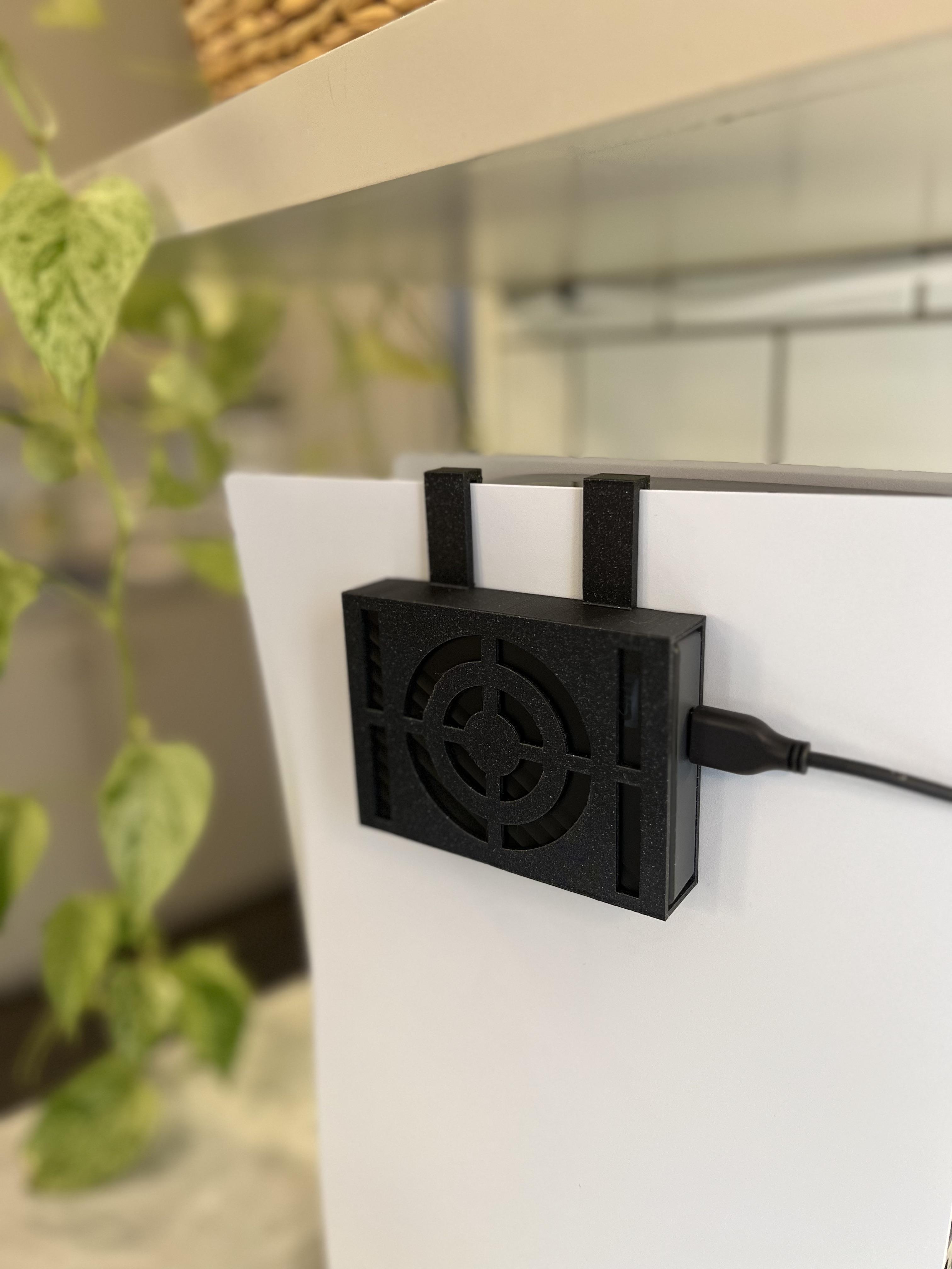 A mount to keep my PS5 external HD safe/off the ground r/functionalprint