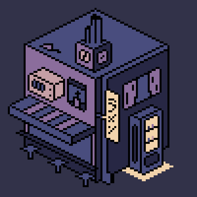 my first attempt doing isometric pixel art! r/PixelArt