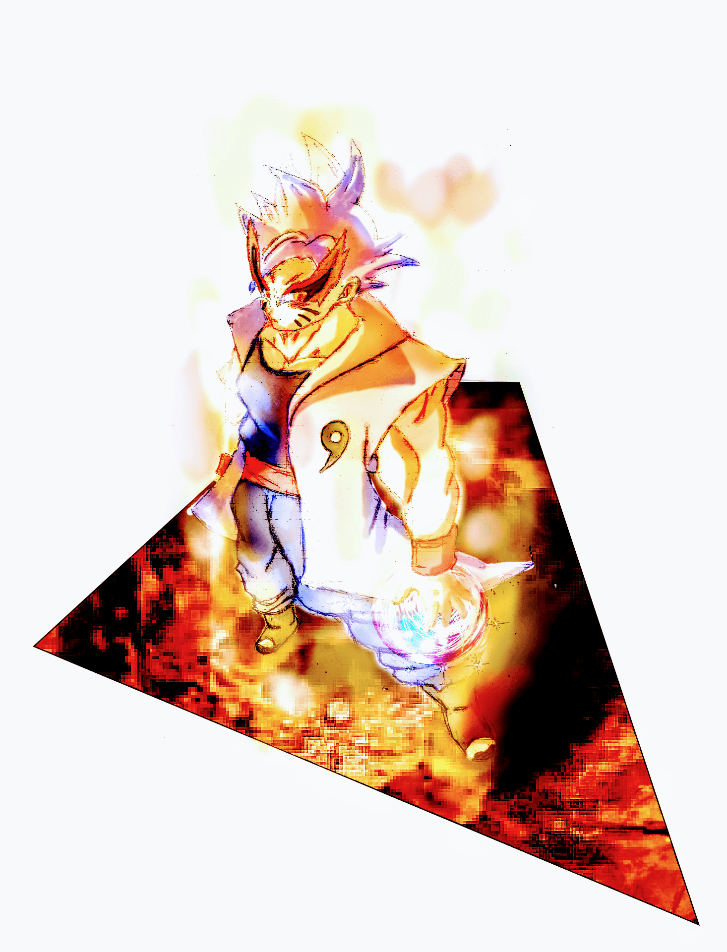 Goku Baryon Mode ( If you zoom in you'll find bugs , sorry
