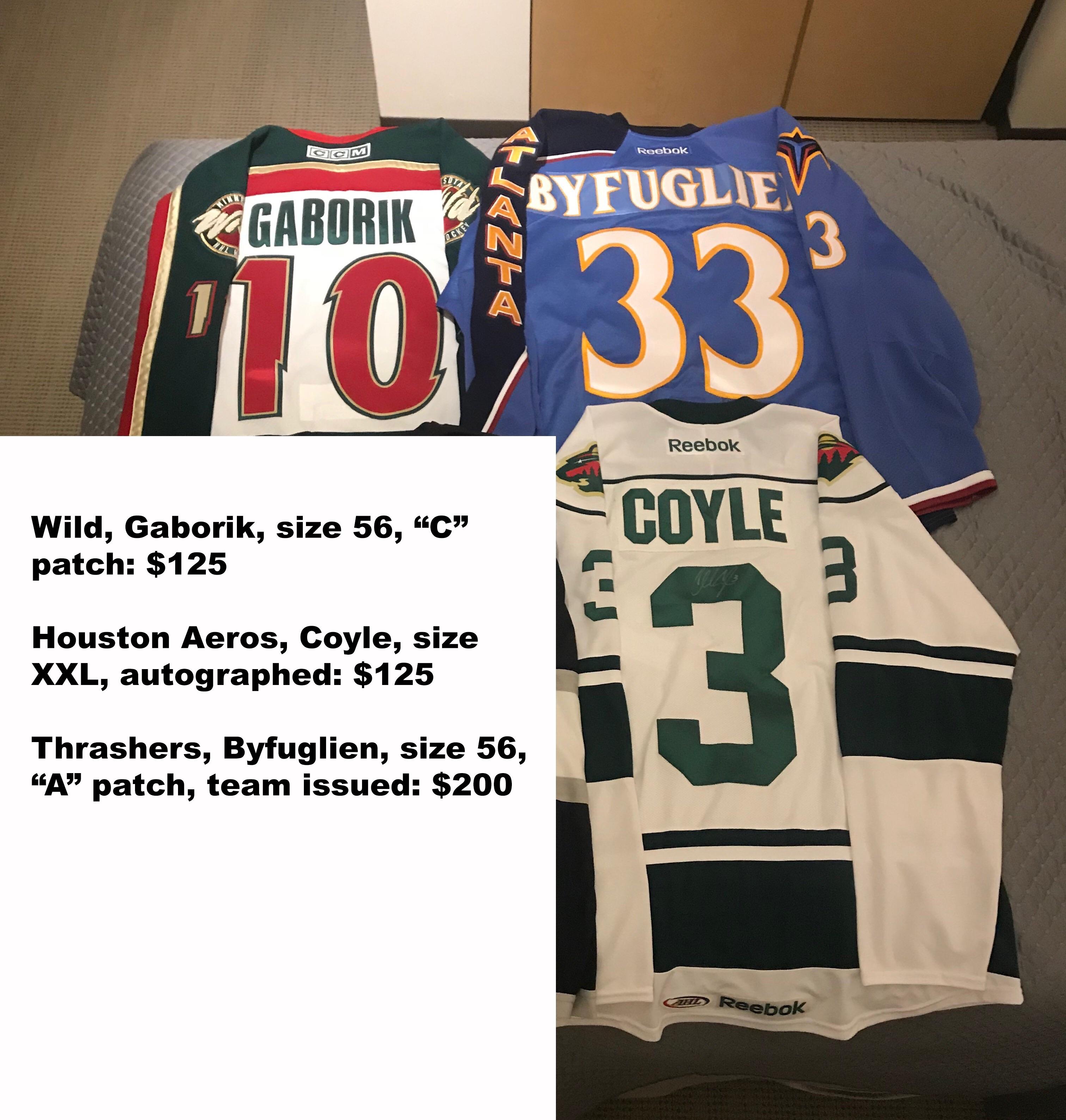 [For Sale] Trio of quality jerseys! r/hockeyjerseys