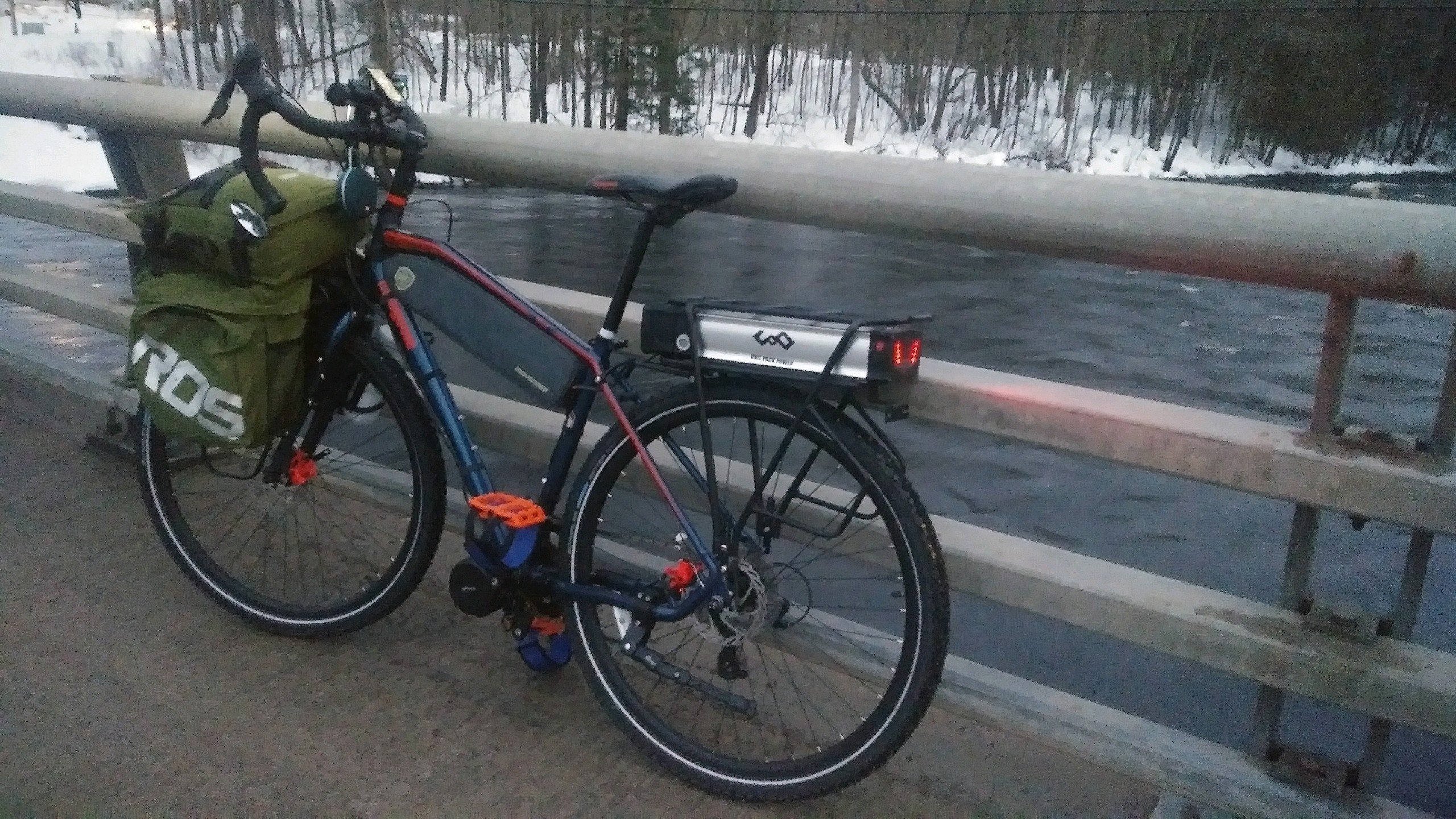 Evening ride after the rain stopped. r/ebikes