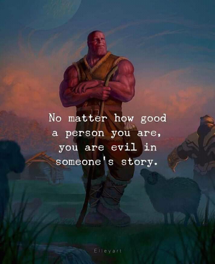 Thanos, a true Hero. thanosdidnothingwrong