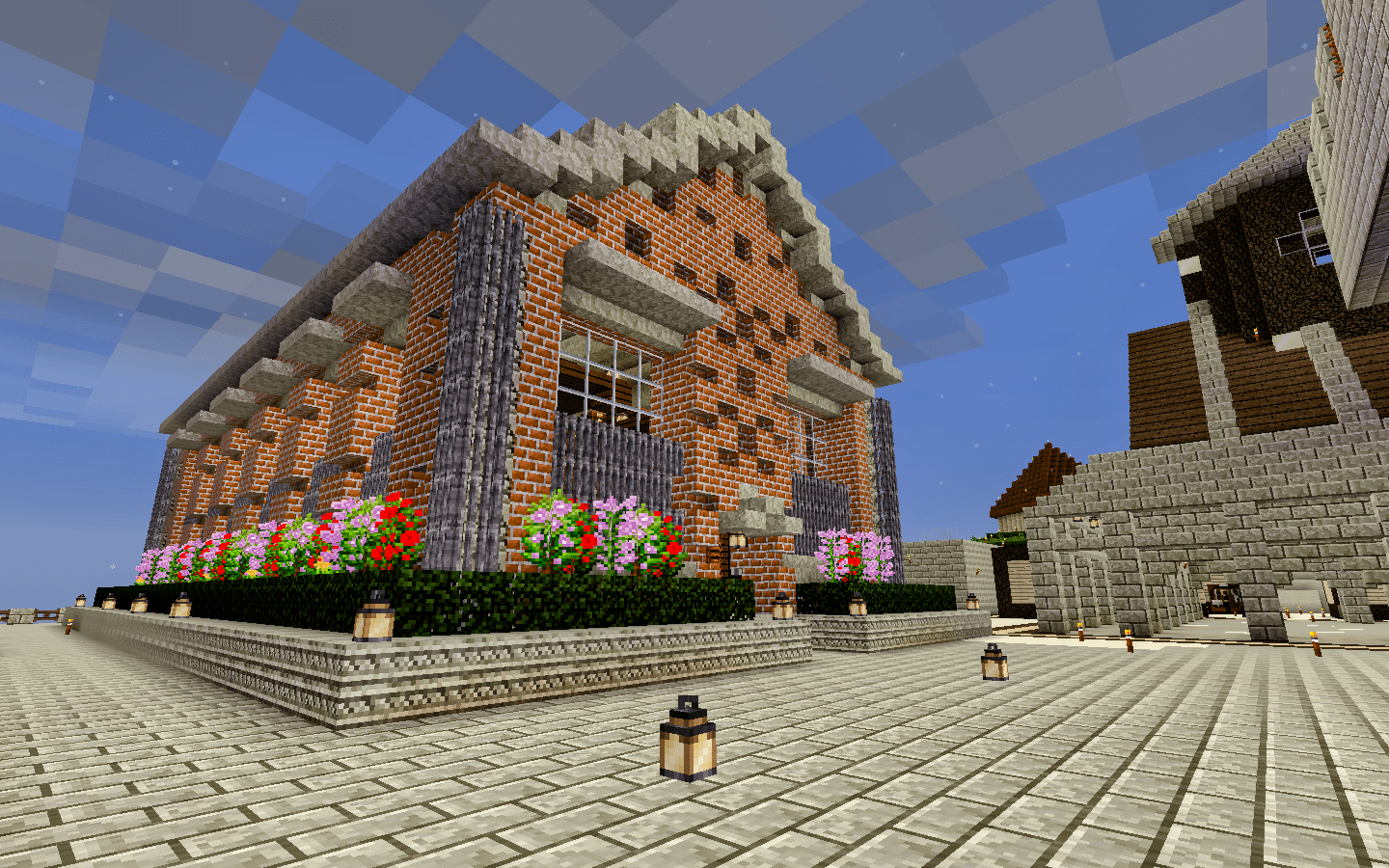 Warehouse I built for my town r/Minecraft