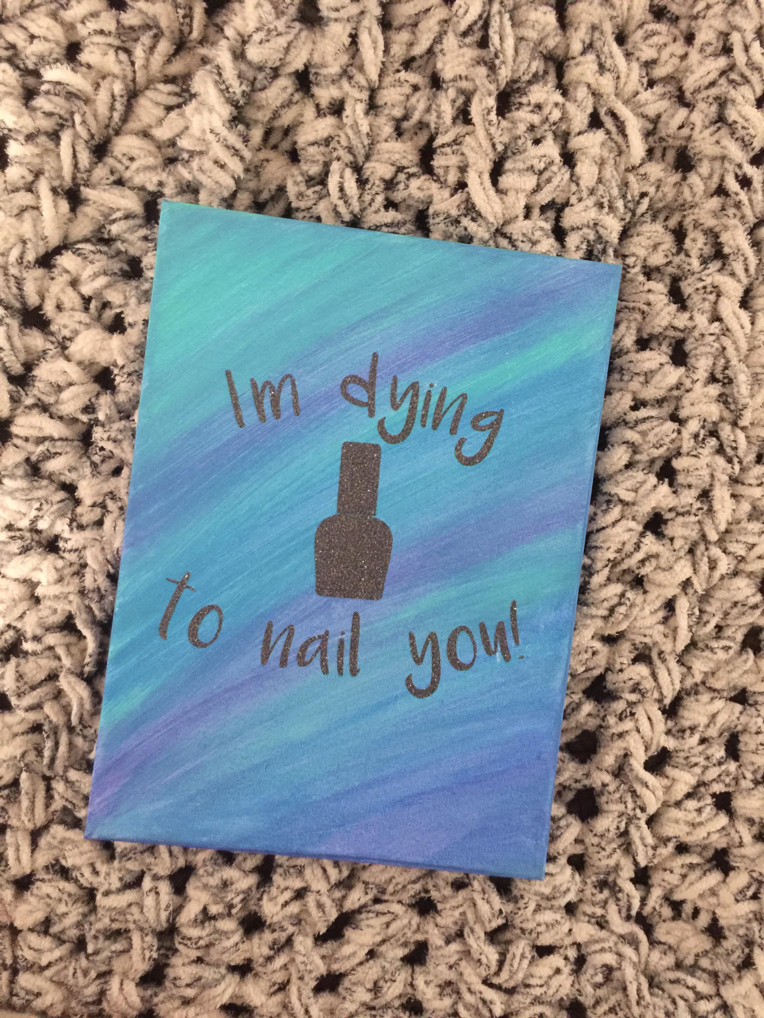 Bday gift for my nail tech r/cricut