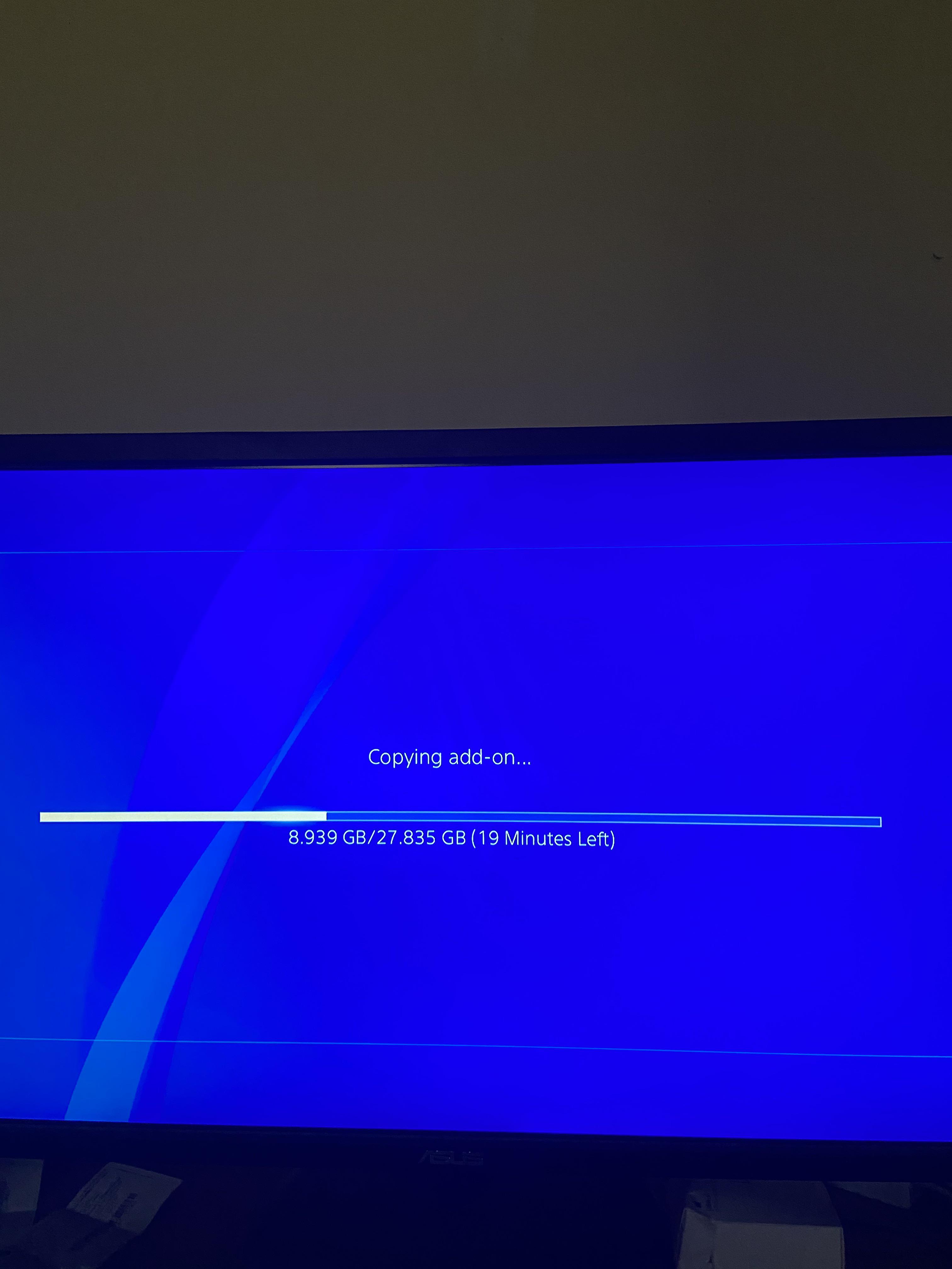 Copying add on every time I turn on the PS4.... can anyone help with