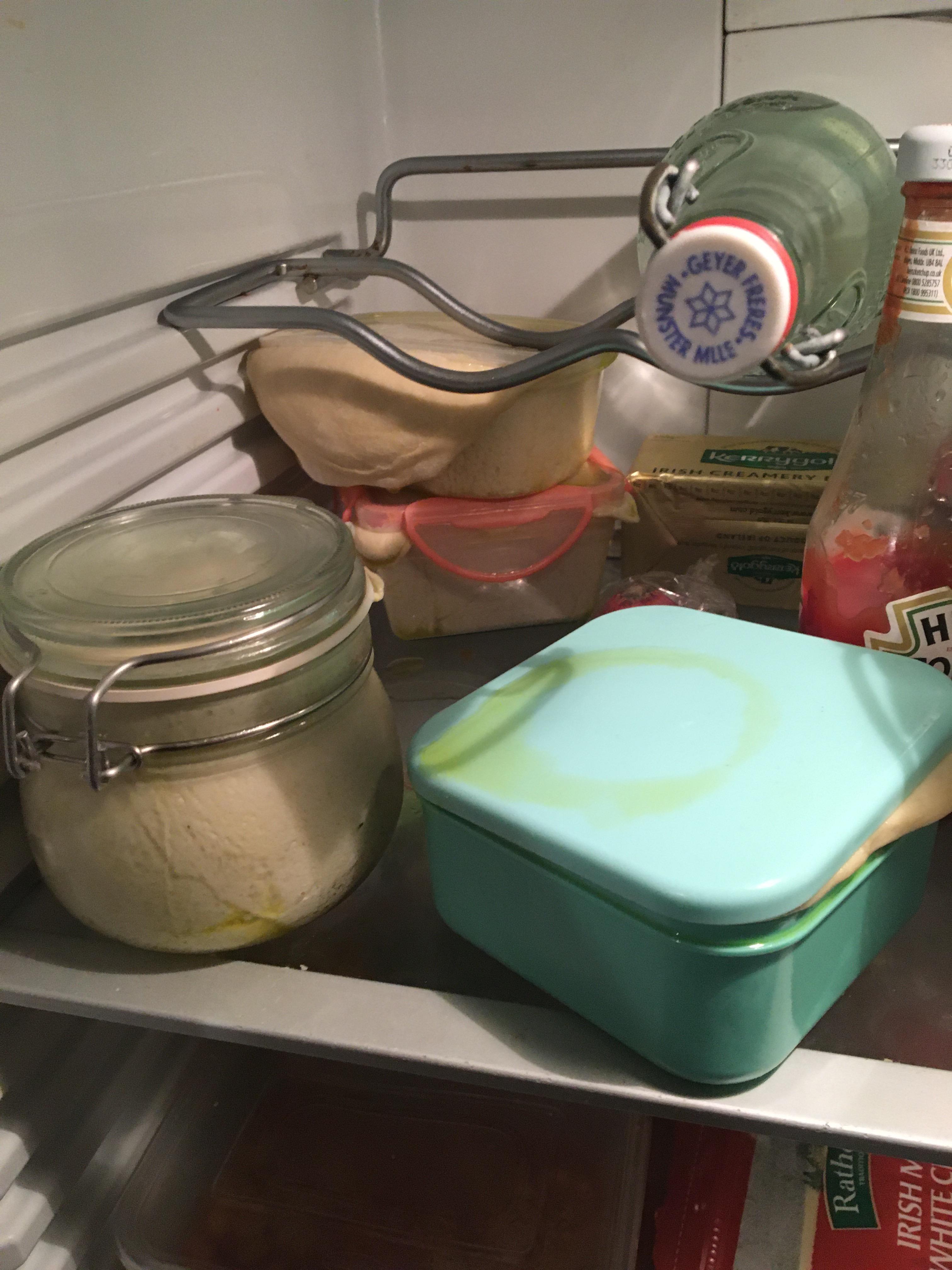 Turns out these are not airtight containers. r/doughrisedisasters