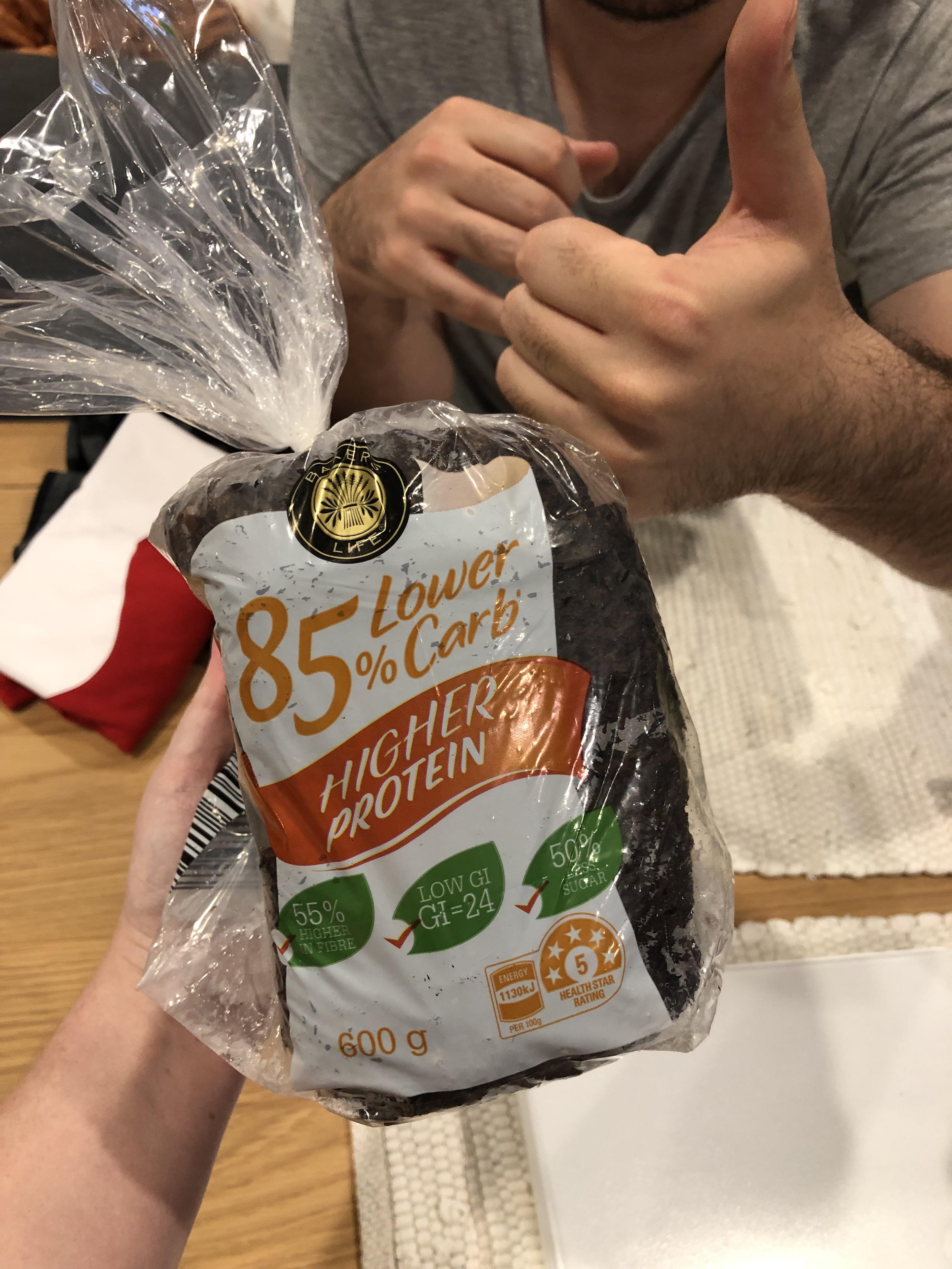 Aldi low carb bread is actually tasty! 2.5gr of carbs a slice! r