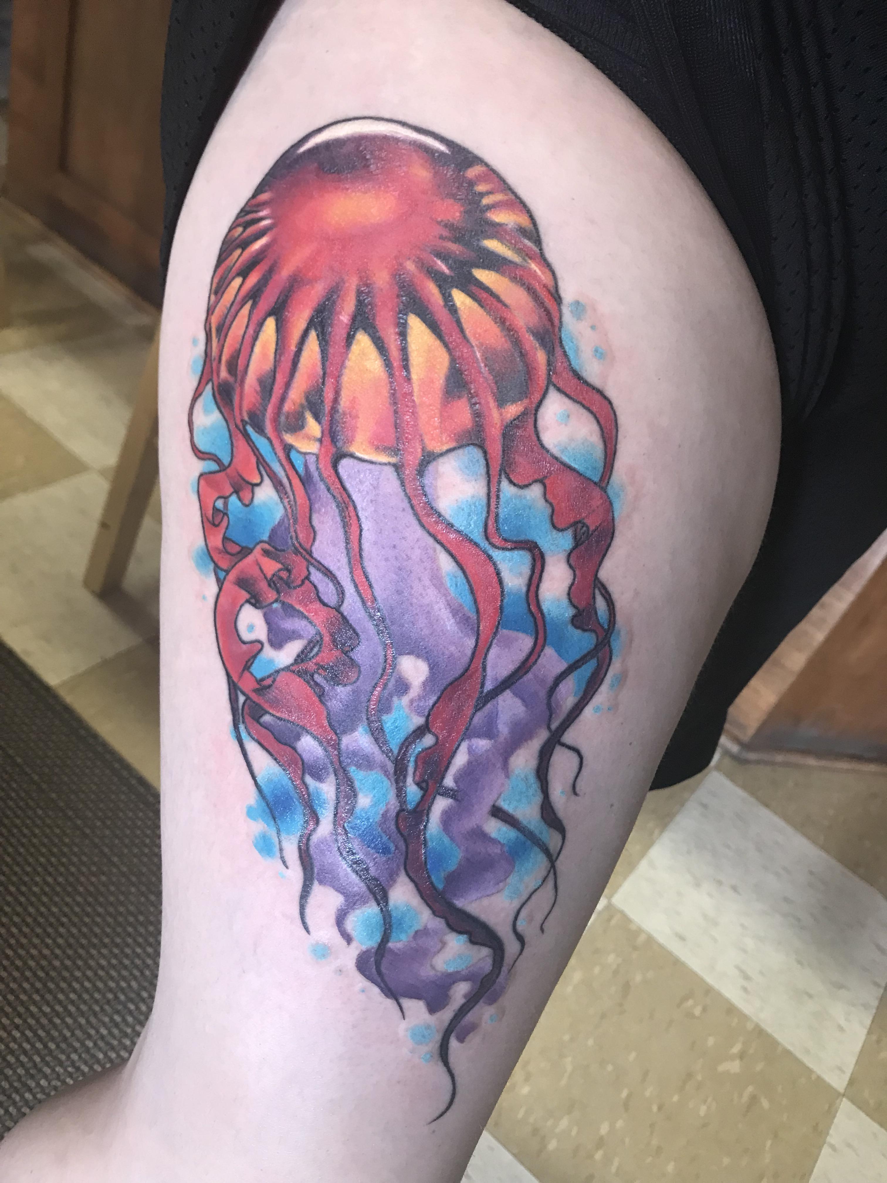 Jellyfish from Margo Venomous Holy City Tattooing Collective