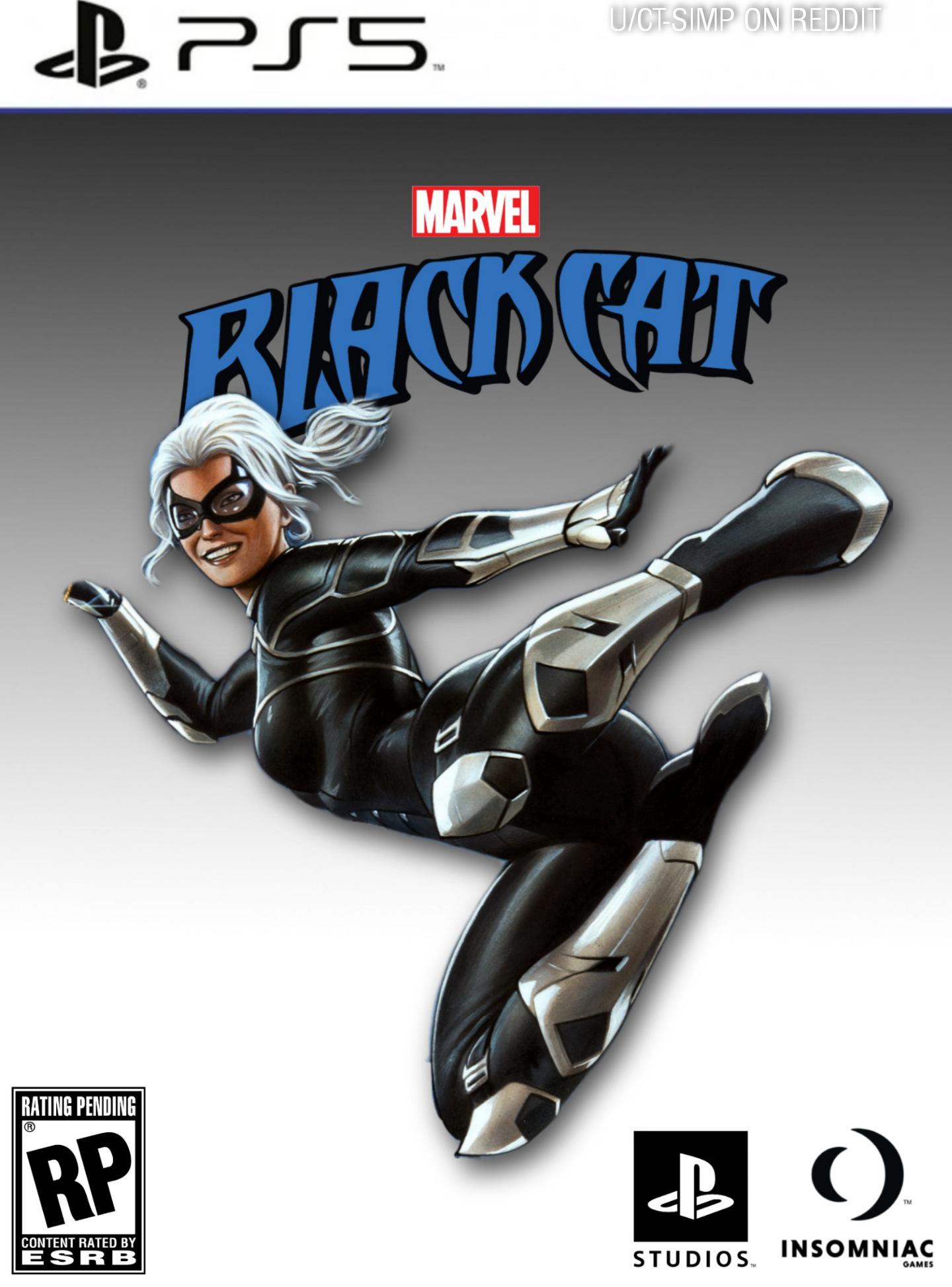 Made an updated Black Cat game cover from my previous one last year