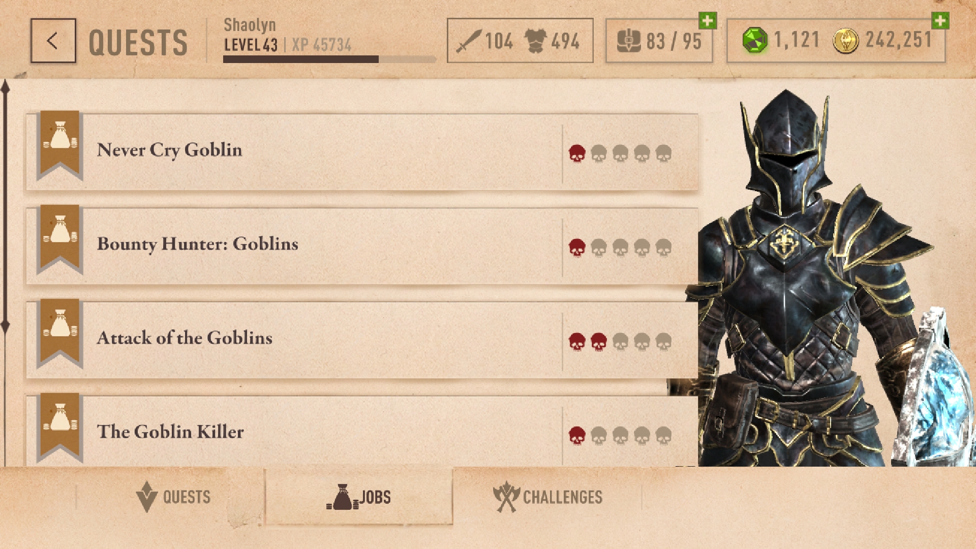 How Goblin Slayer sees the task board.. ElderScrollsBlades