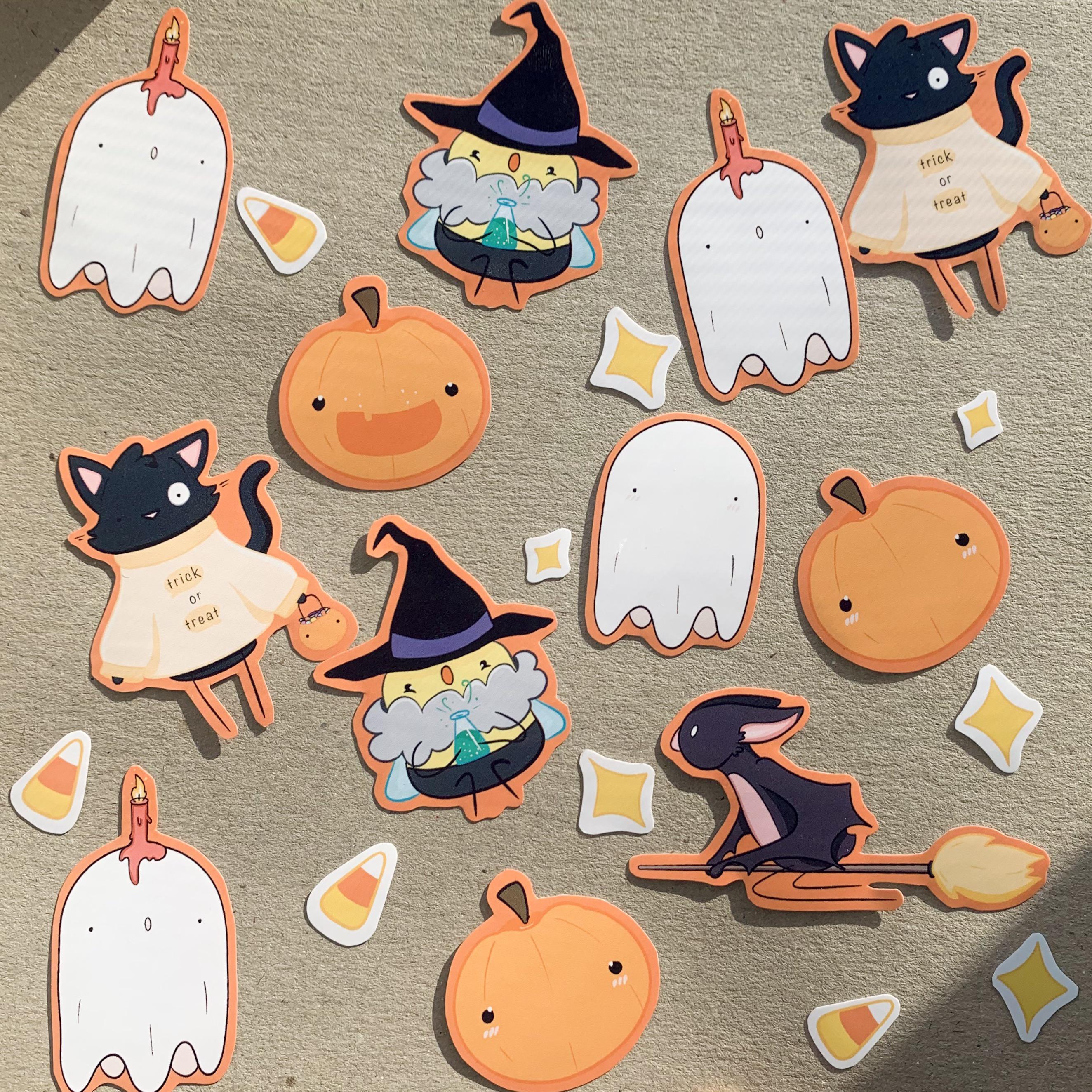 I‘ve opened a sticker shop on Etsy; seasonal stickers just have arrived