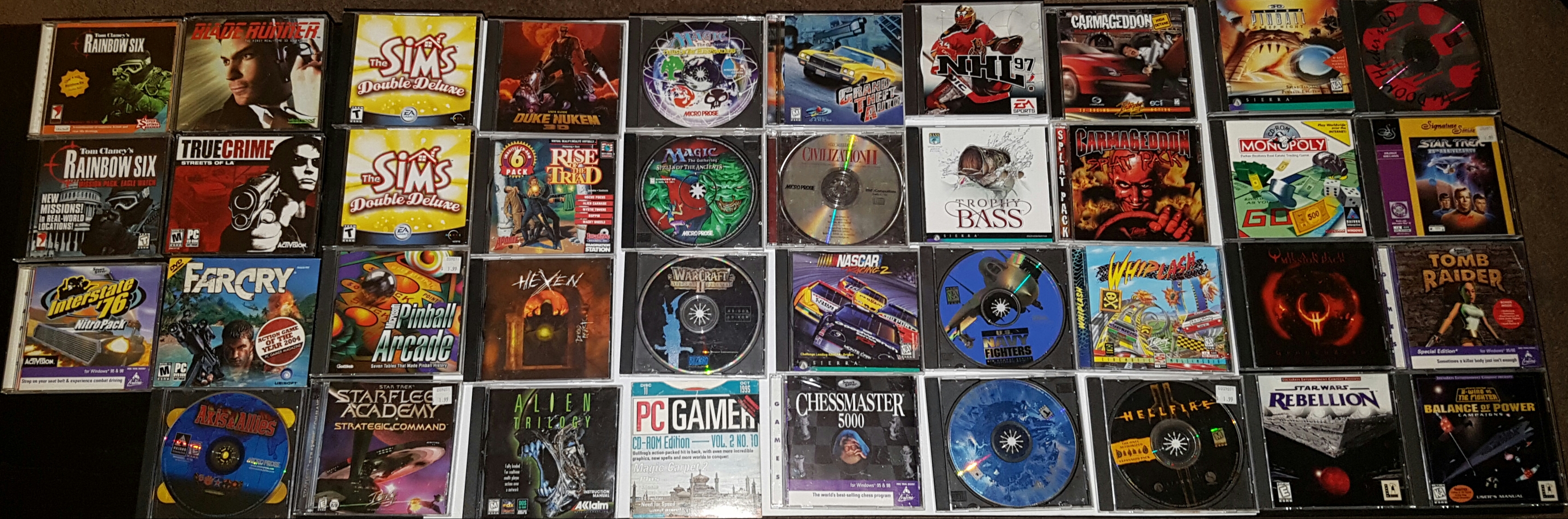 Found part of my old PC game collection in a box and now I'm sad. Many of these won't work on