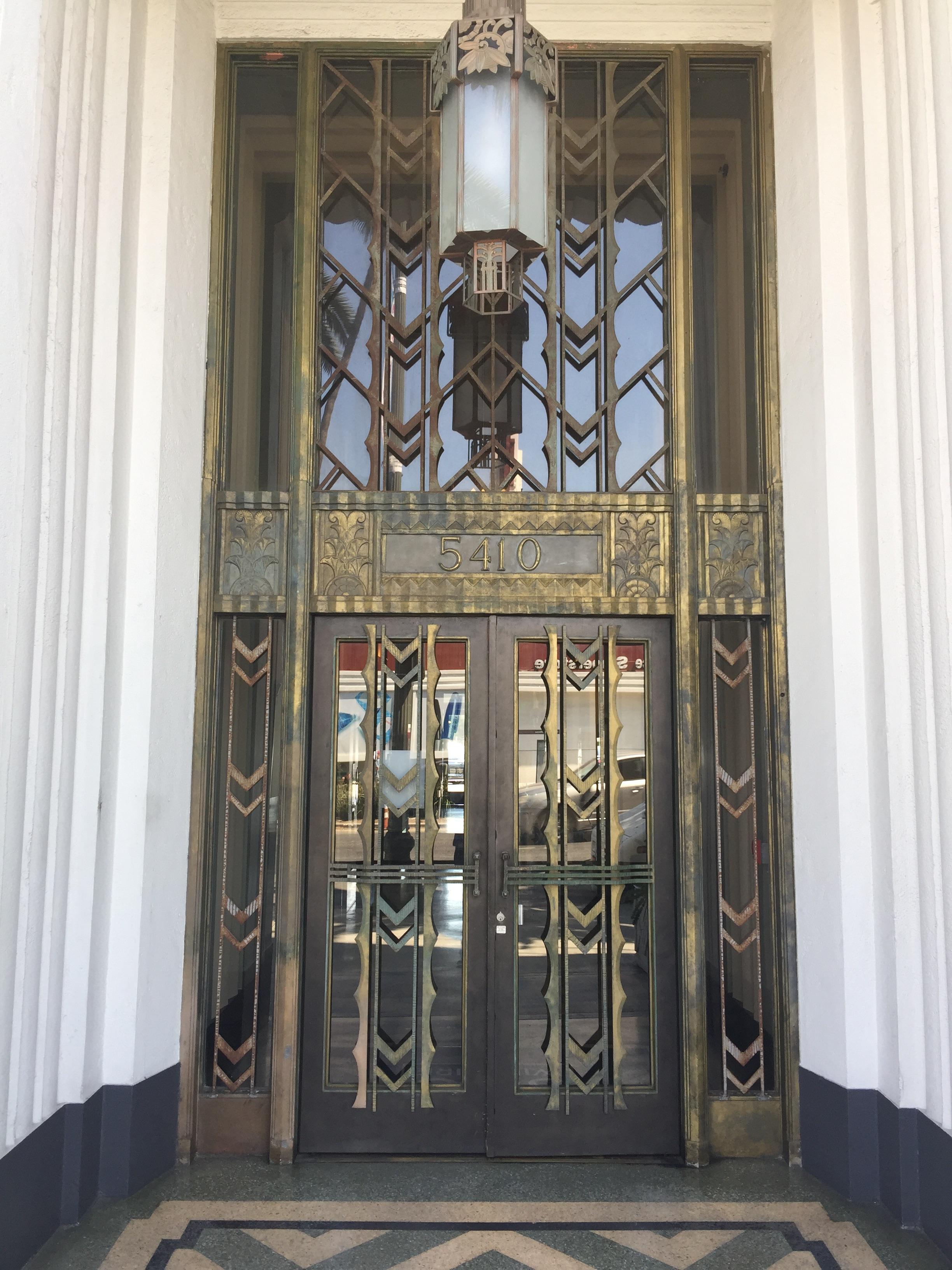 Web exterior doors installed to perfection. Offers a wide range of doors & gates replacement or. Better picture of front door to 5410 Wilshire, Los Angeles ArtDeco