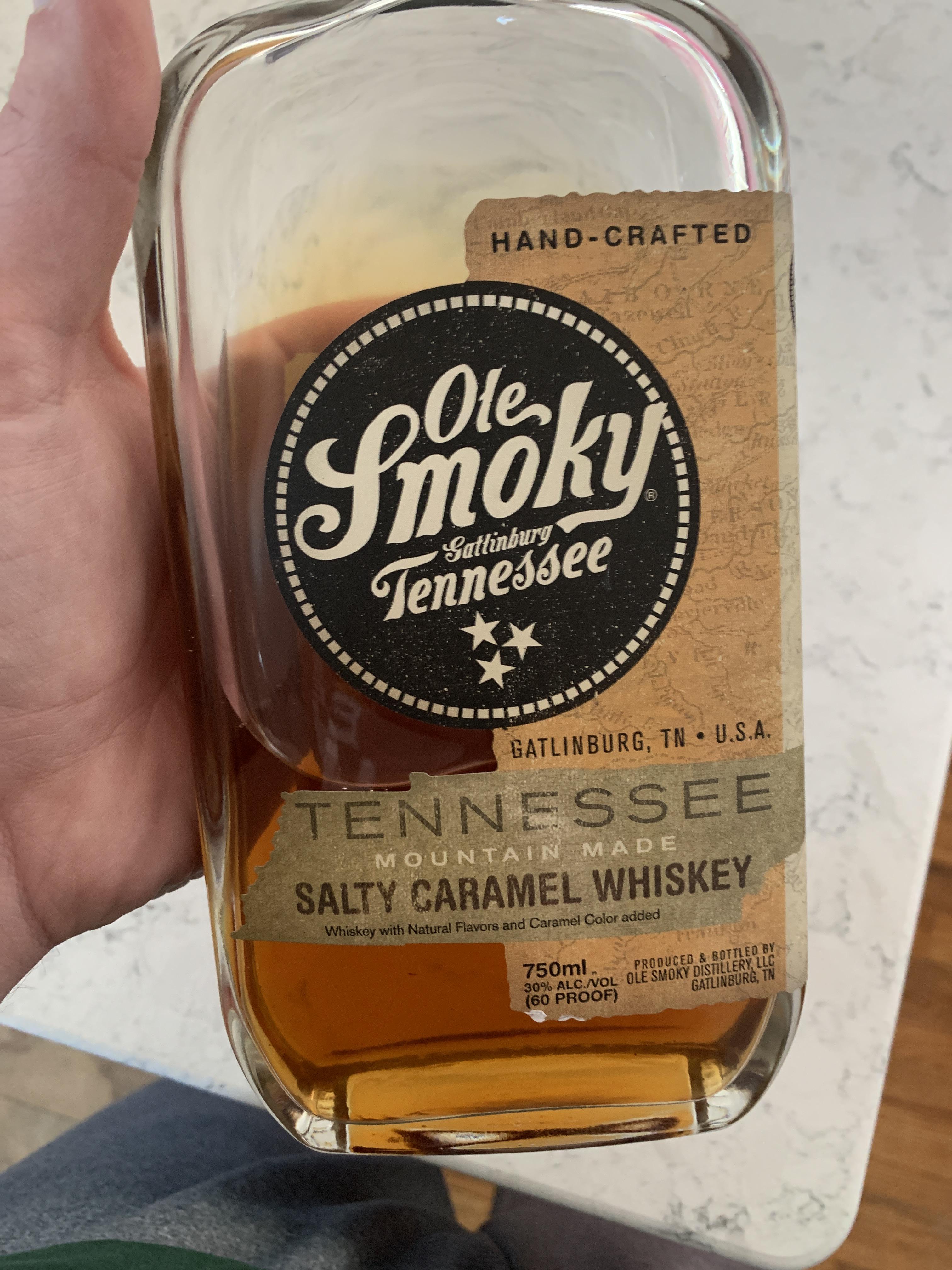 Was gifted some salty caramel whiskey. Good flavor but I’ve struggled