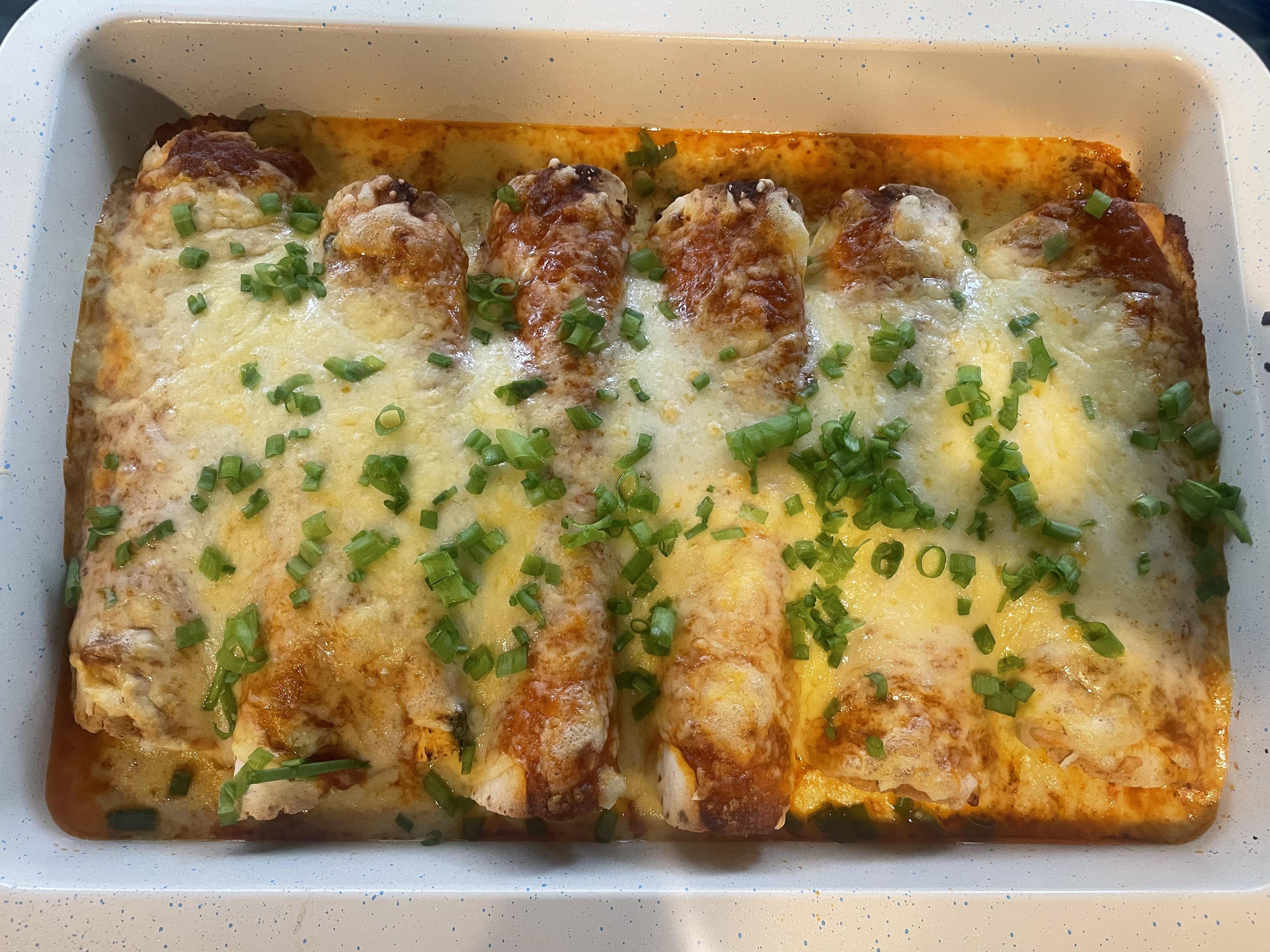 Blue Apron Smokey chorizo enchiladas 10/10++ r/mealkits