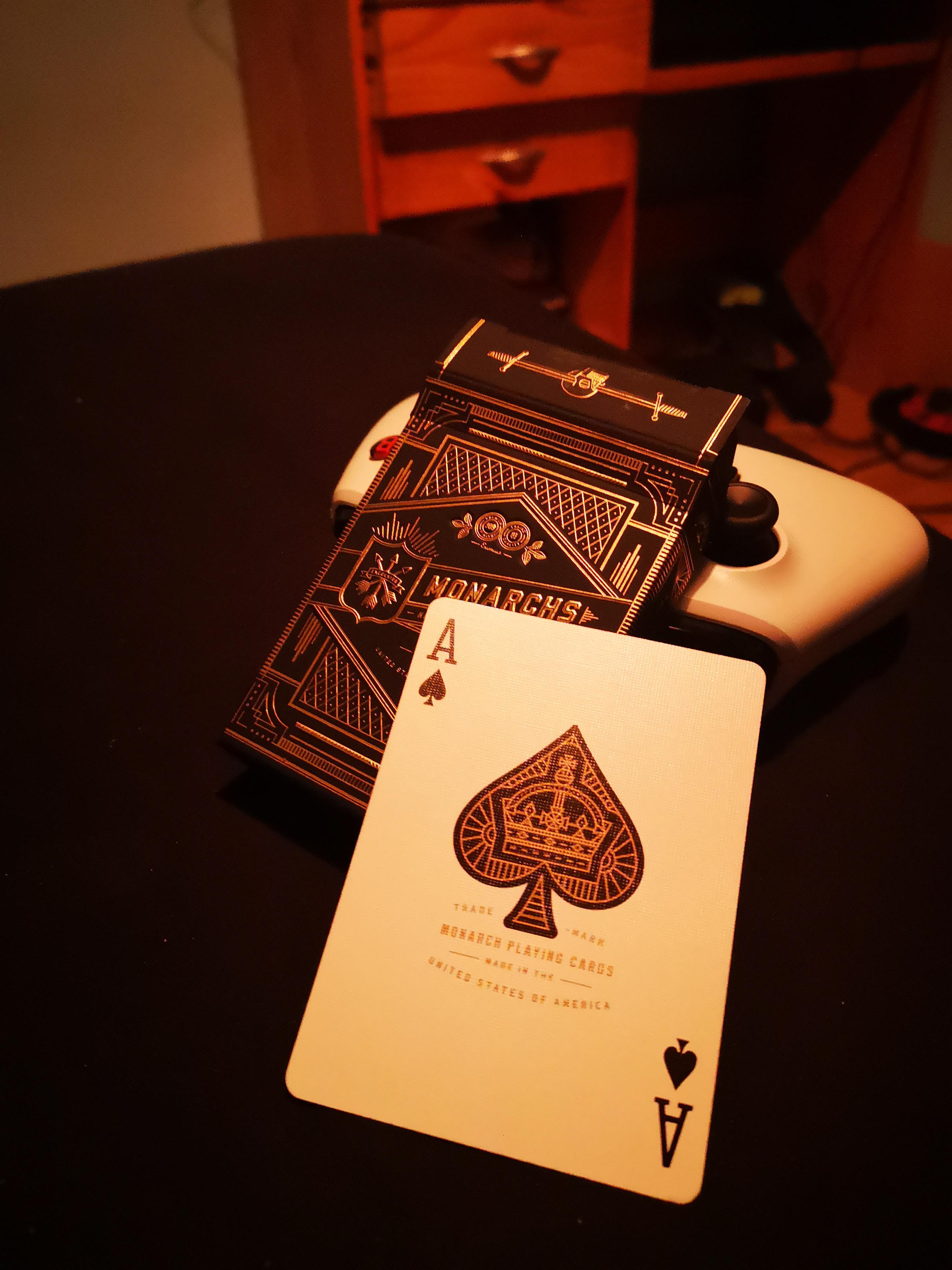 Picked up my first deck of good playing cards time to do some learning