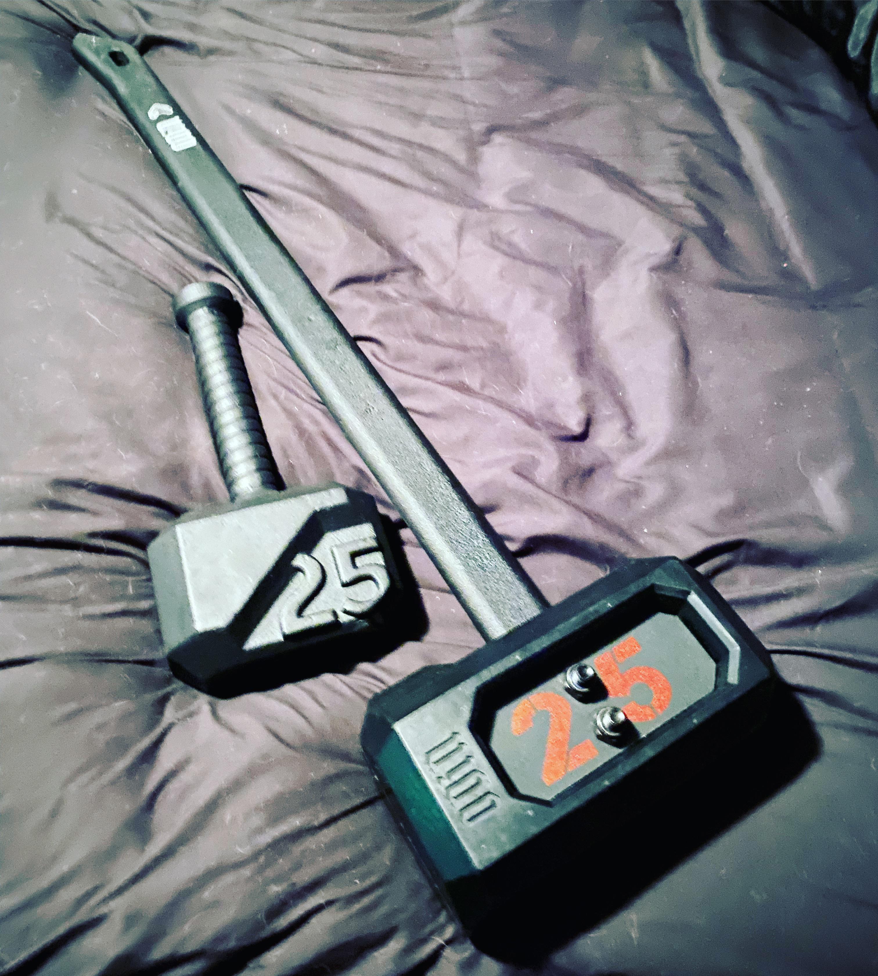 Behold! The Thor kettlebell and Odin sledgehammer finally arrived! My