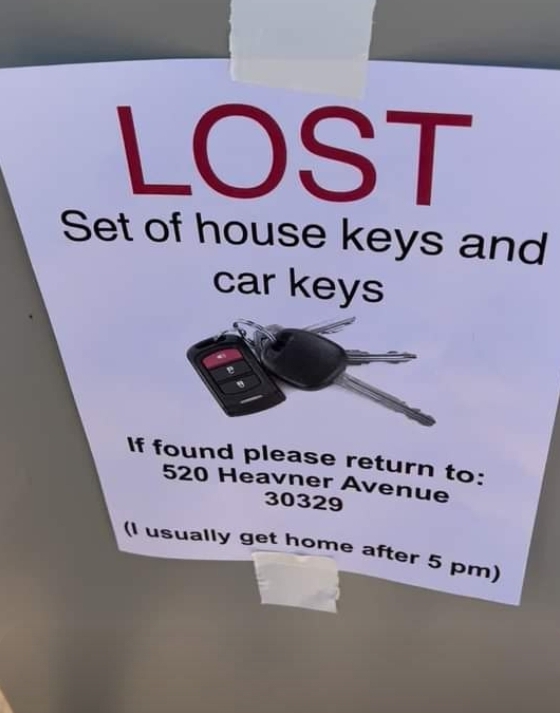 At least they can let themself in to drop off the keys! 🤦‍♂️ r/funnysigns