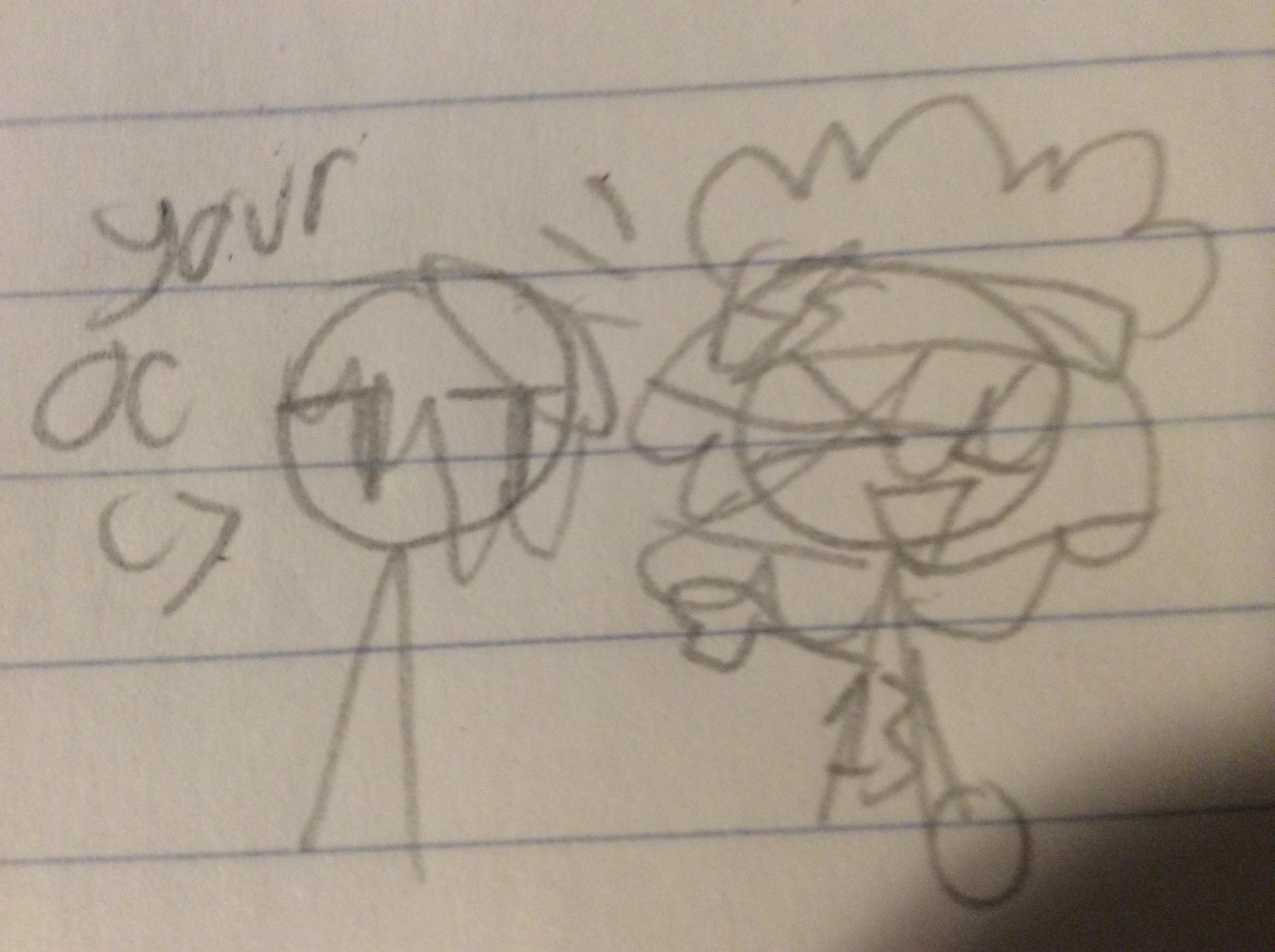 Paulie throws pie at your OC because your OC made fun of them. r