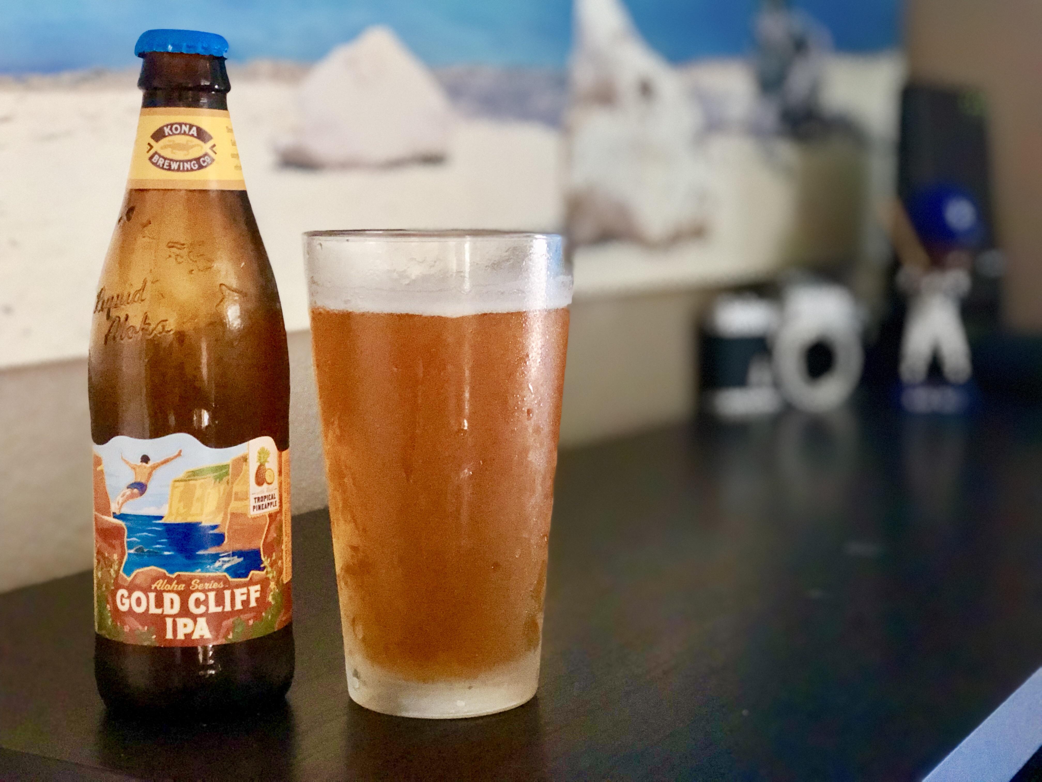 Gold Cliff IPA (Tropical Pineapple) by Kona Brewing Co 🍍 r/beerporn