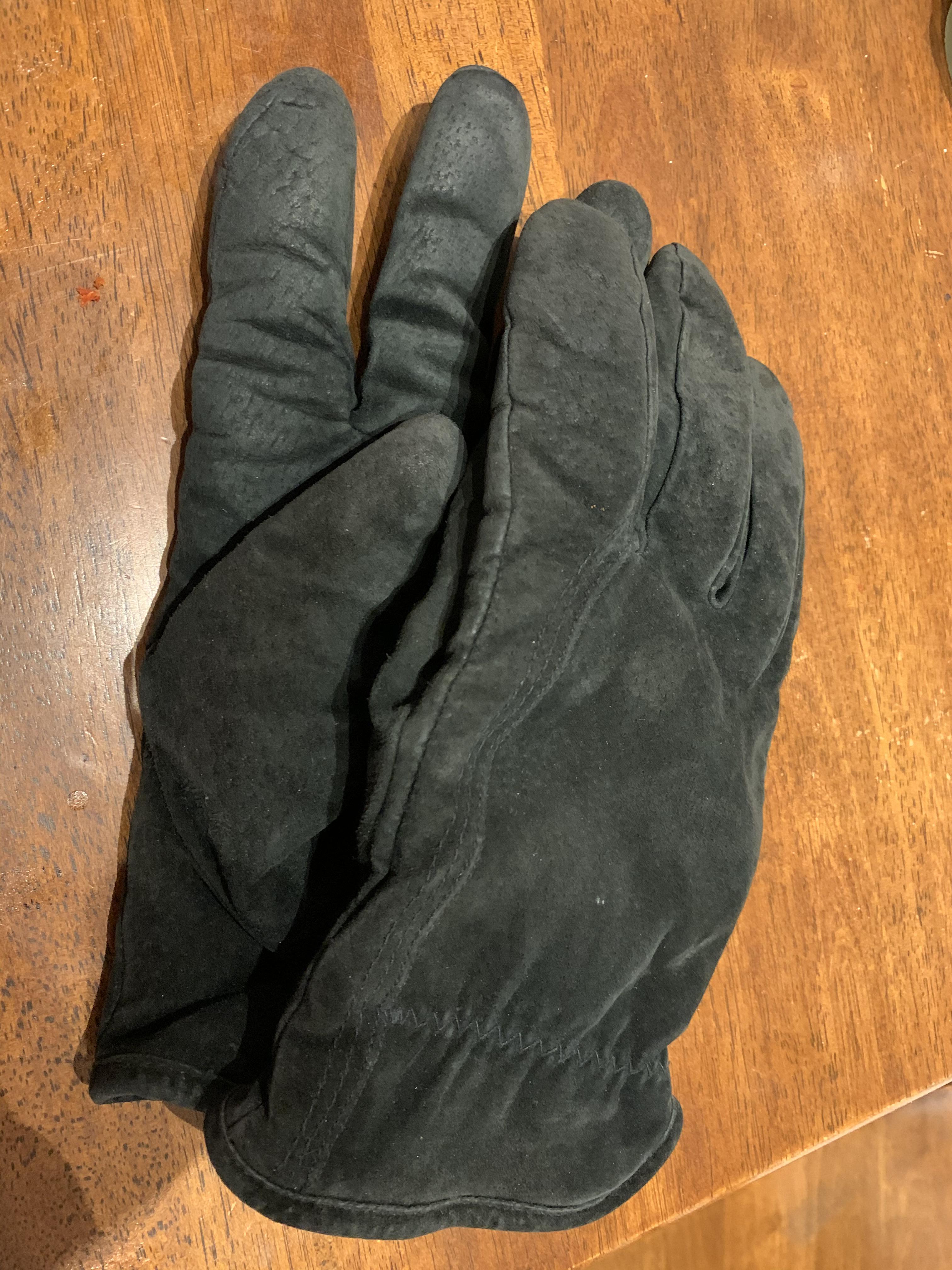 Lands End leather gloves my parents got me for Christmas in 5th grade