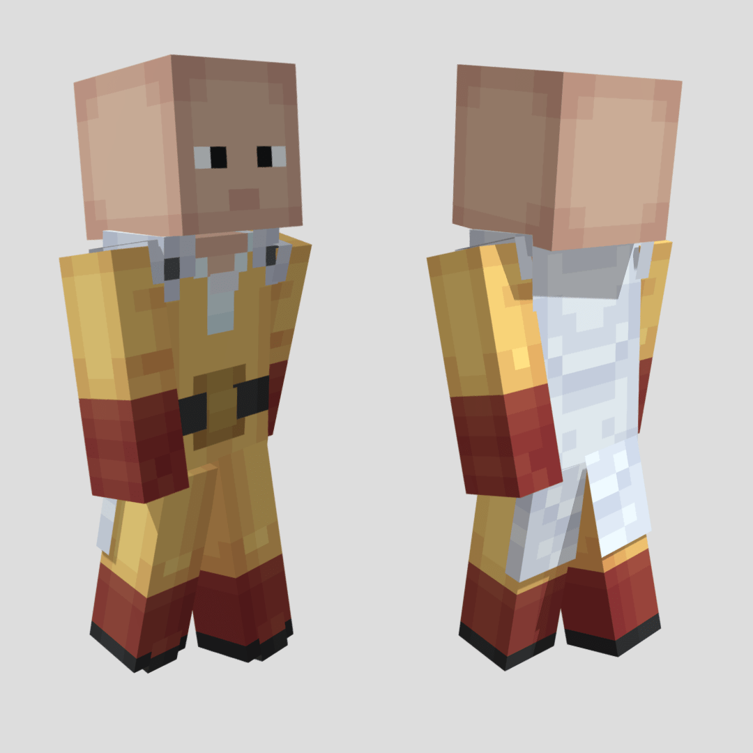 I made One Punch Man skin Minecraft