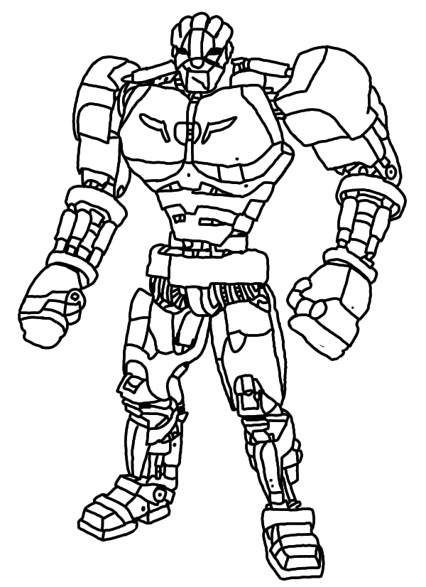 Real Steel Coloring Pages