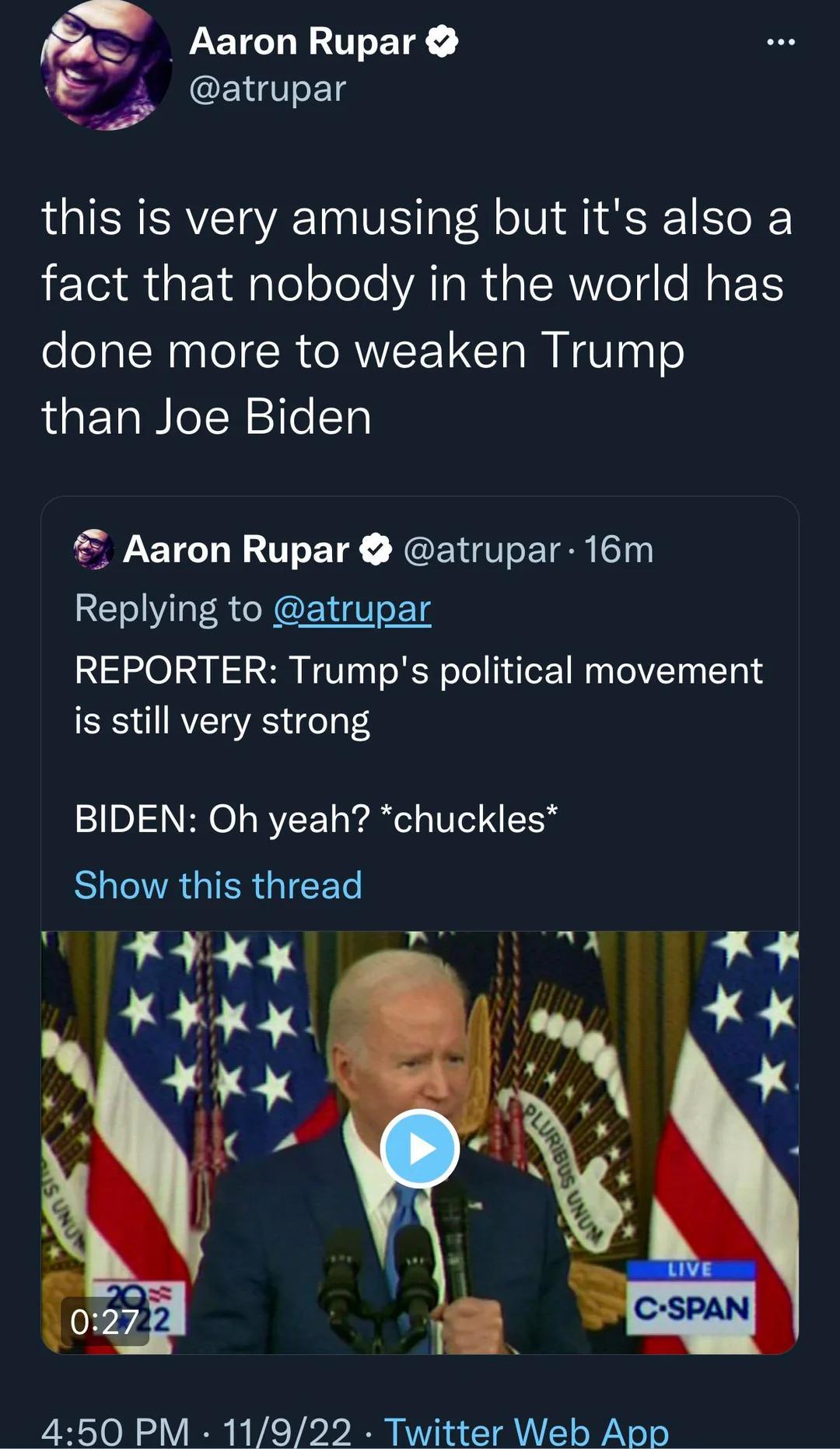 Pundits "Mr president you are the most unpopular president in history