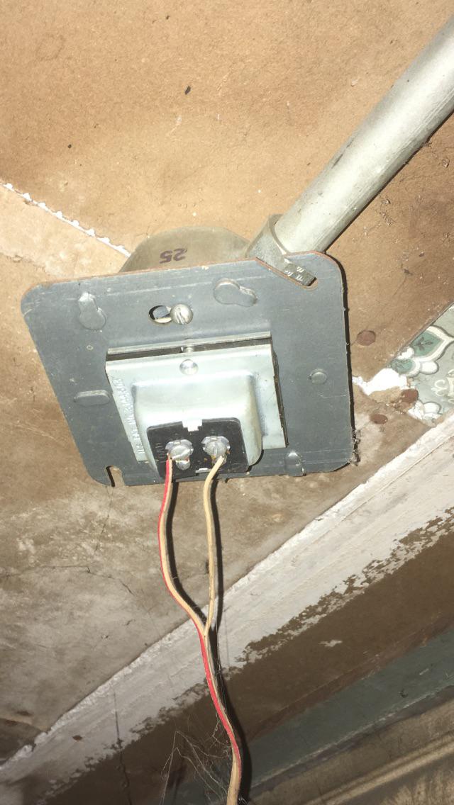 Old house. Wiring outside junction box. Making buzzing sound. Is this