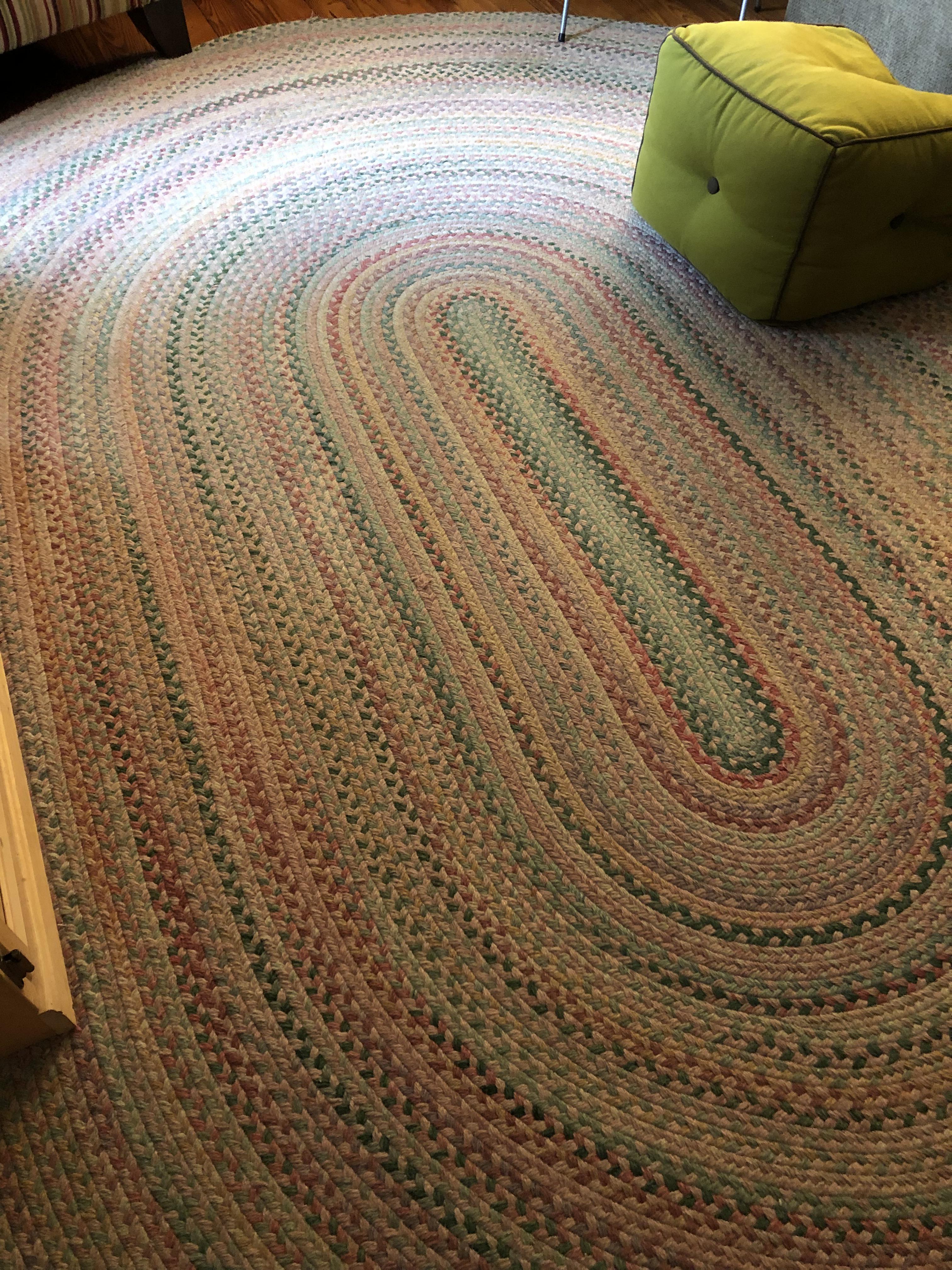 8x11 LL Bean braided rug. (1099 on website) Paid 45. Best deal evah
