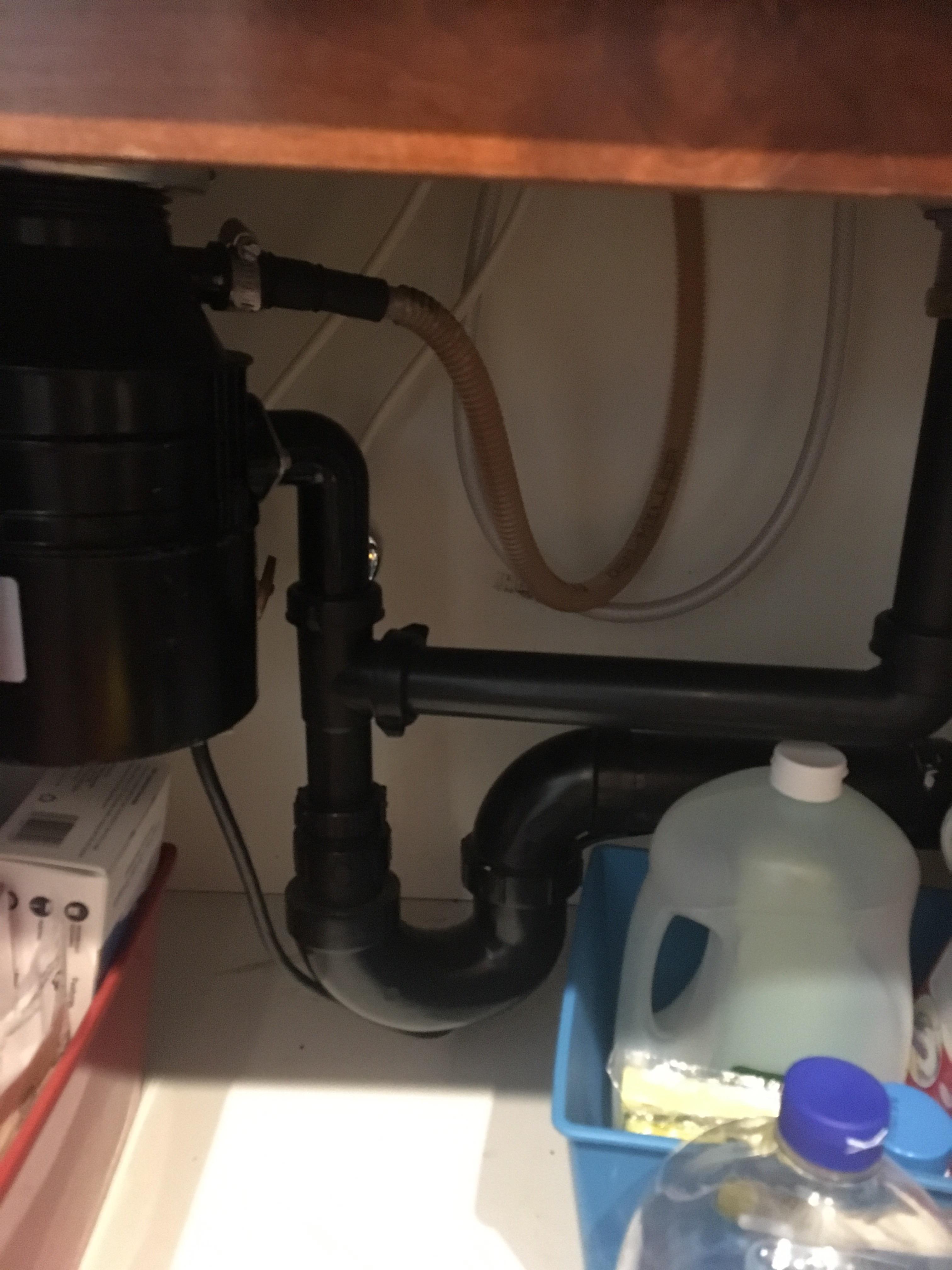 Help! The right drain is able to clear okay. However the left, where