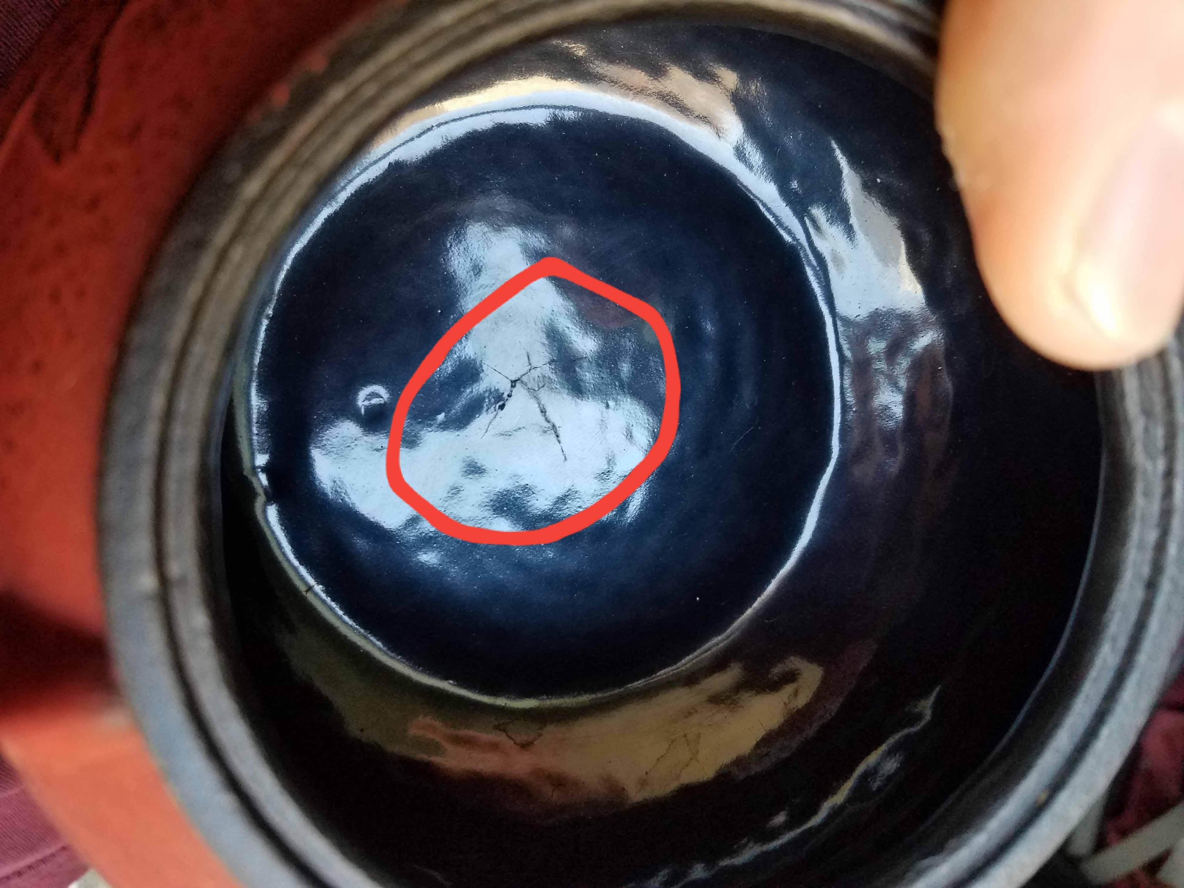 Tetsubin with cracked enameled interior, is it safe? r/tea