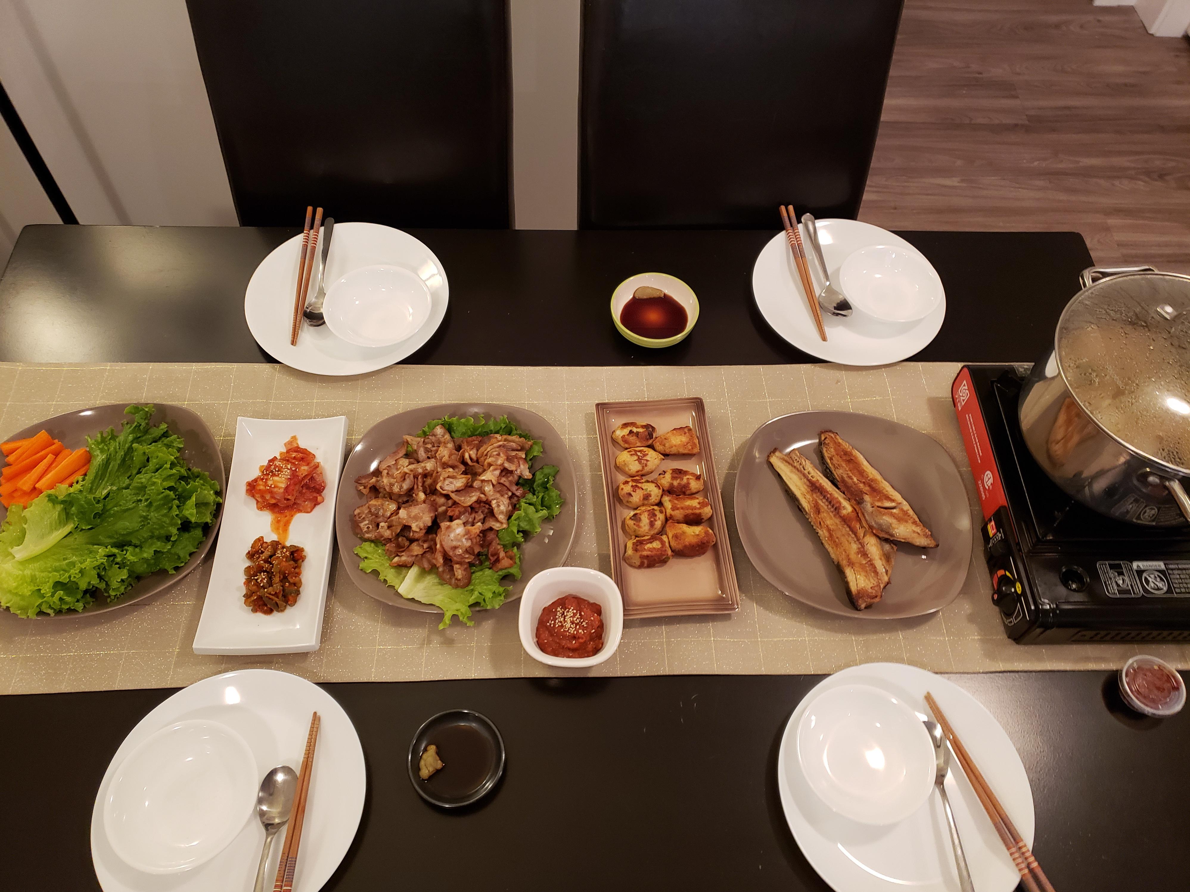 [homemade] Korean dinner r/food