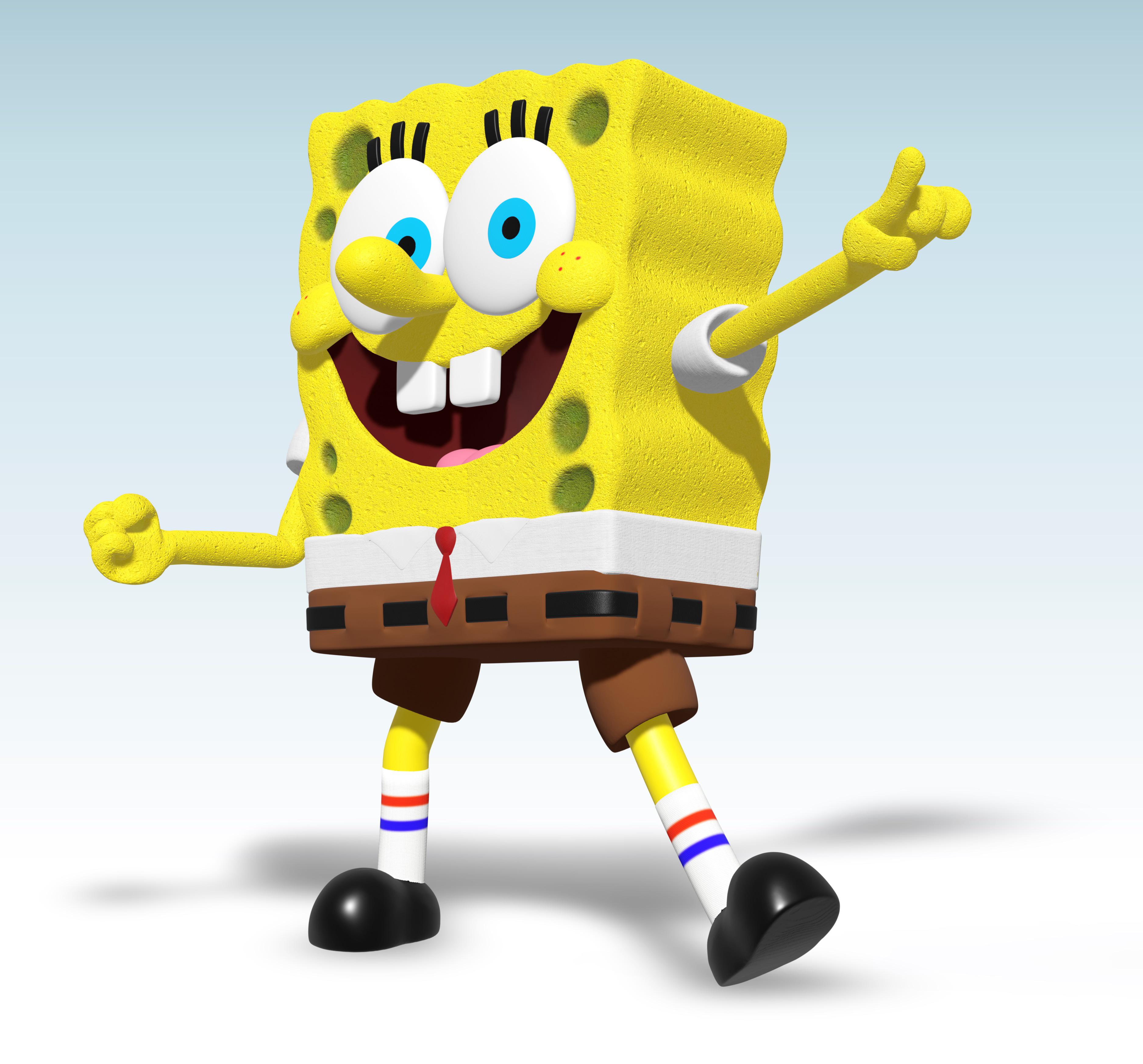My Spongebob model is now fully finished. It took me a total of about 2