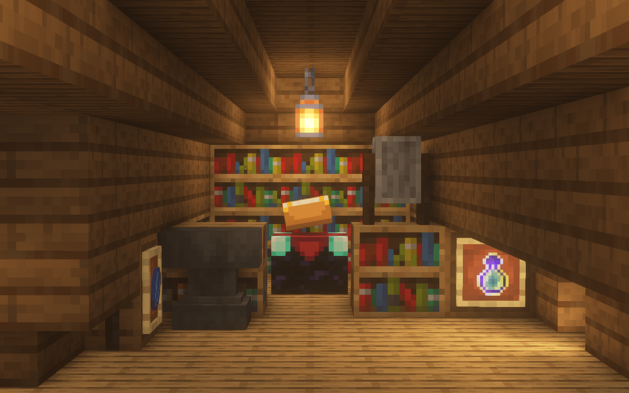 Cozy enchanting setup in the attic.part of my first build, still shy to