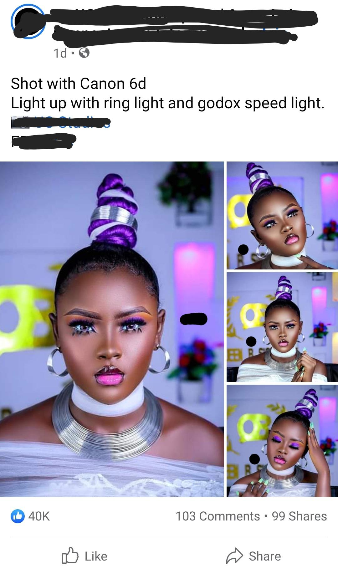 I know ring lights are supposed to be flattering but I don't think they