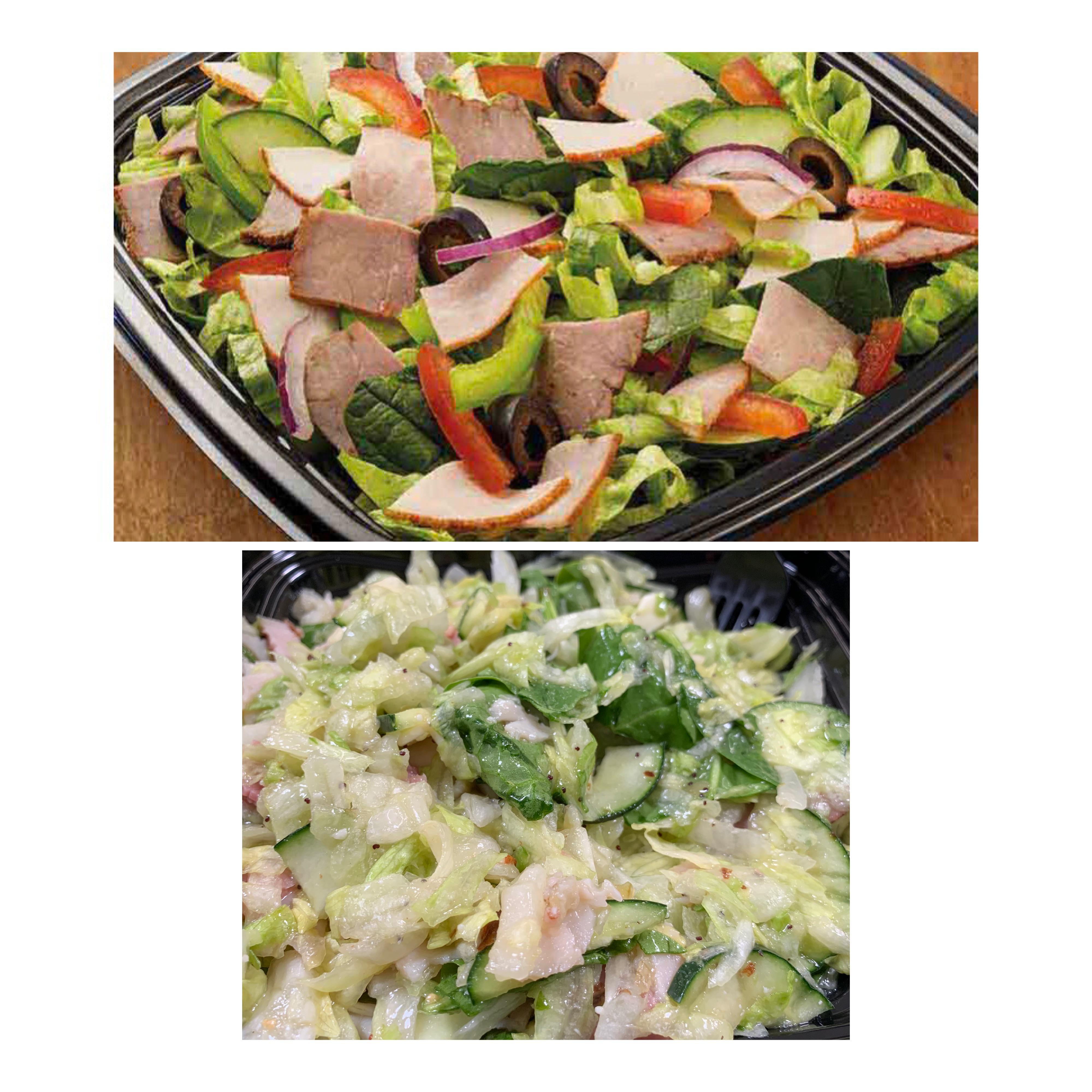 Subway “salad”. What I ordered vs what I got. ExpectationVsReality