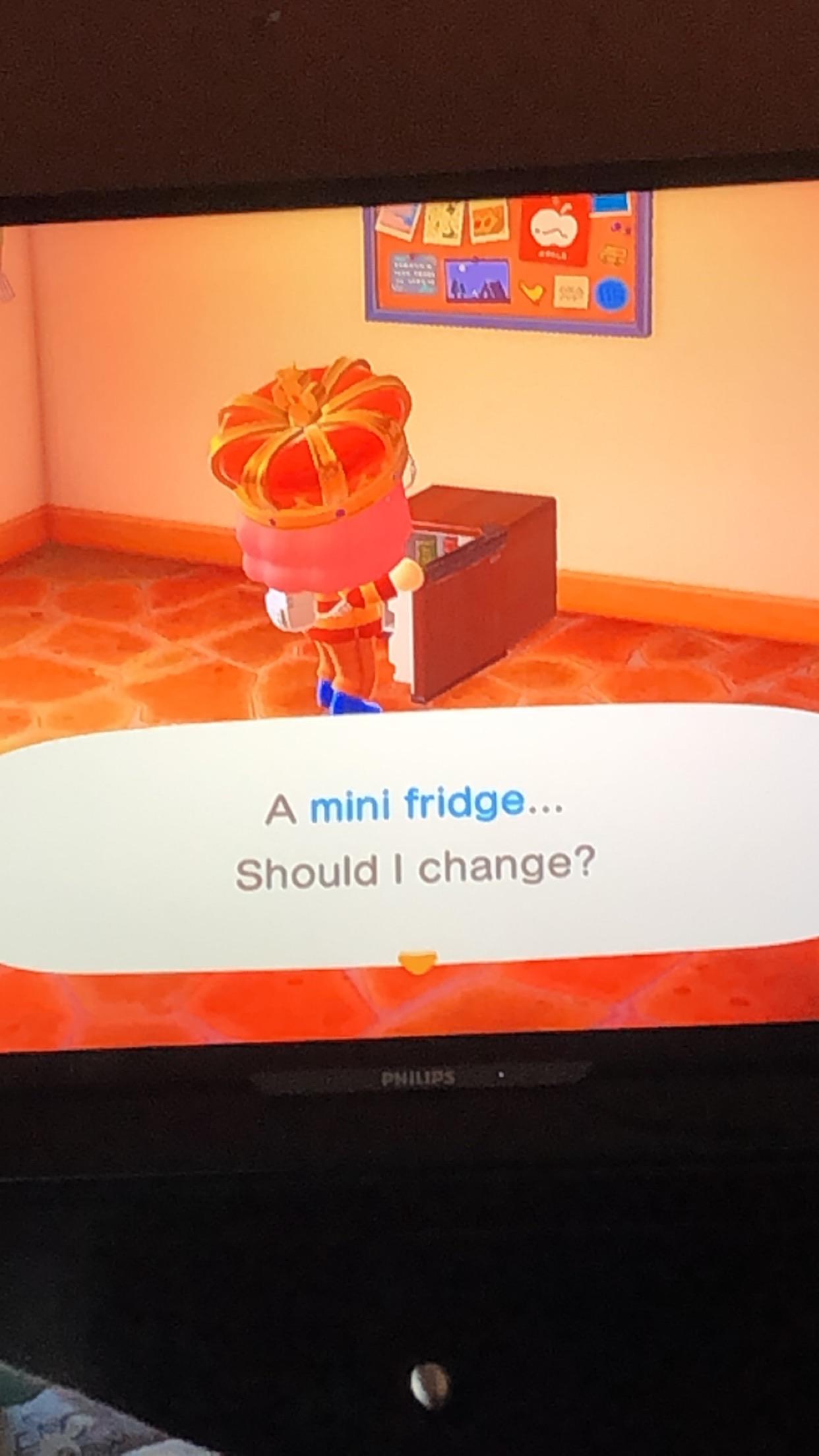 Brb gonna change my clothes in the mini fridge r/AnimalCrossing