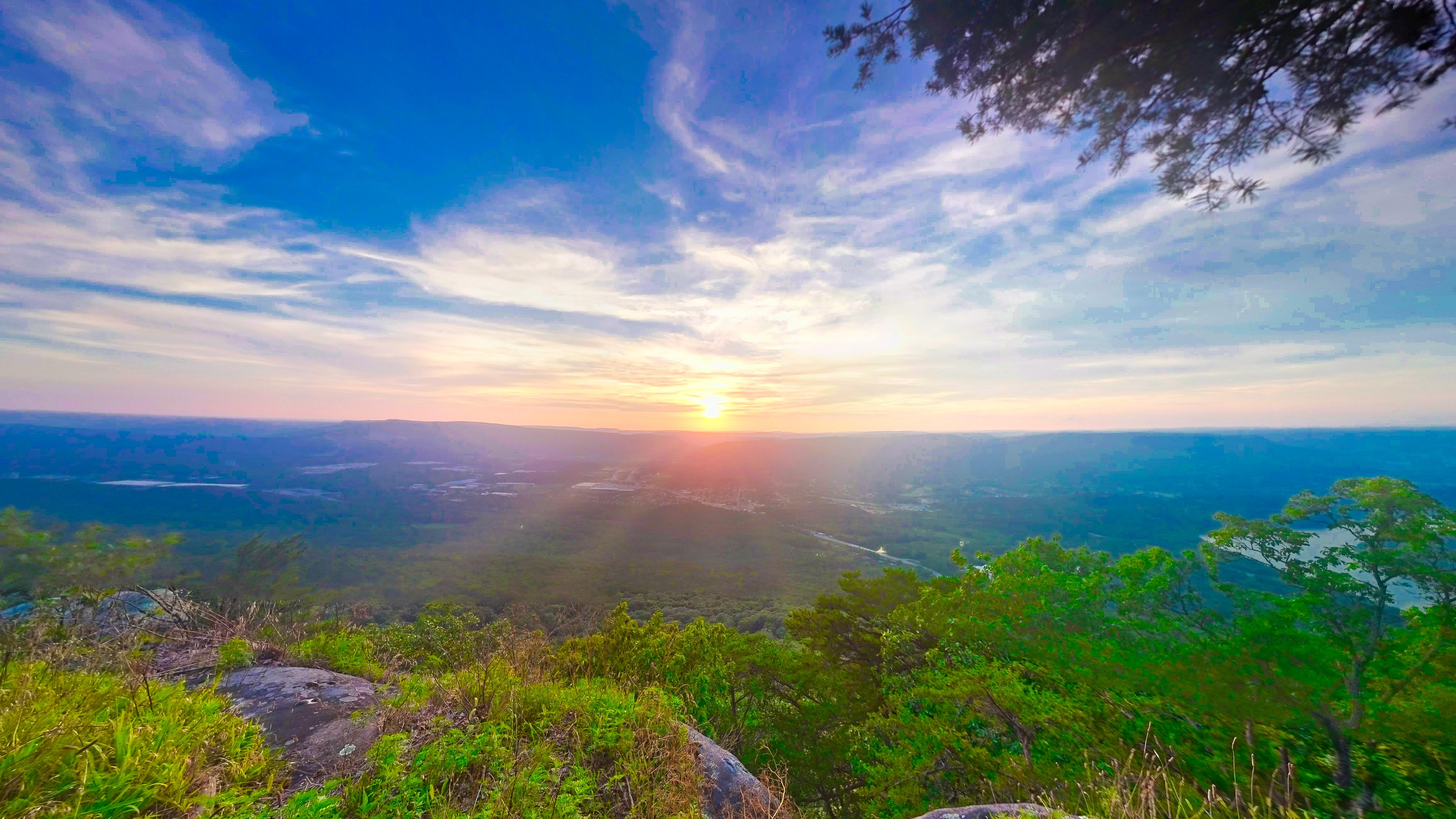 View of Chattanooga from the Point Park. Lookout Mountain, USA [4625 x