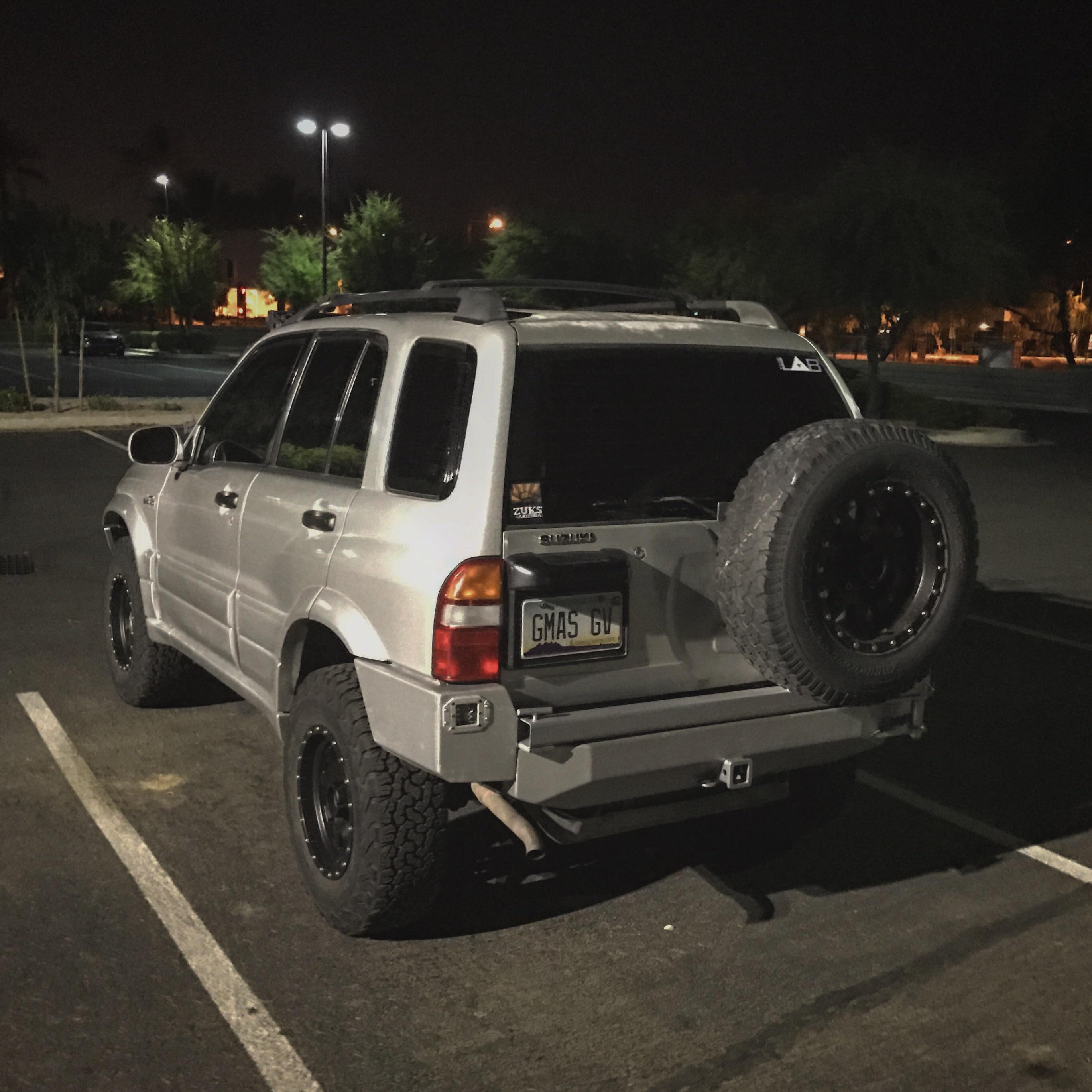 Finally got a rear bumper for my Grand Vitara r/4x4