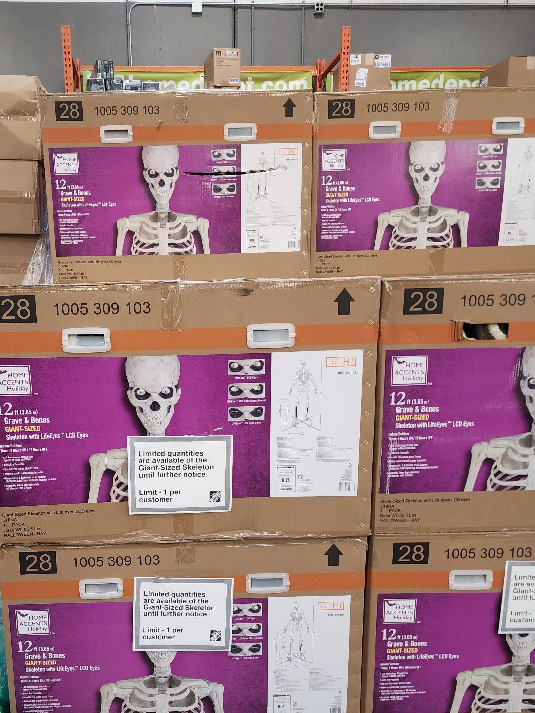 Home Depot Skeleton in stock! halloween