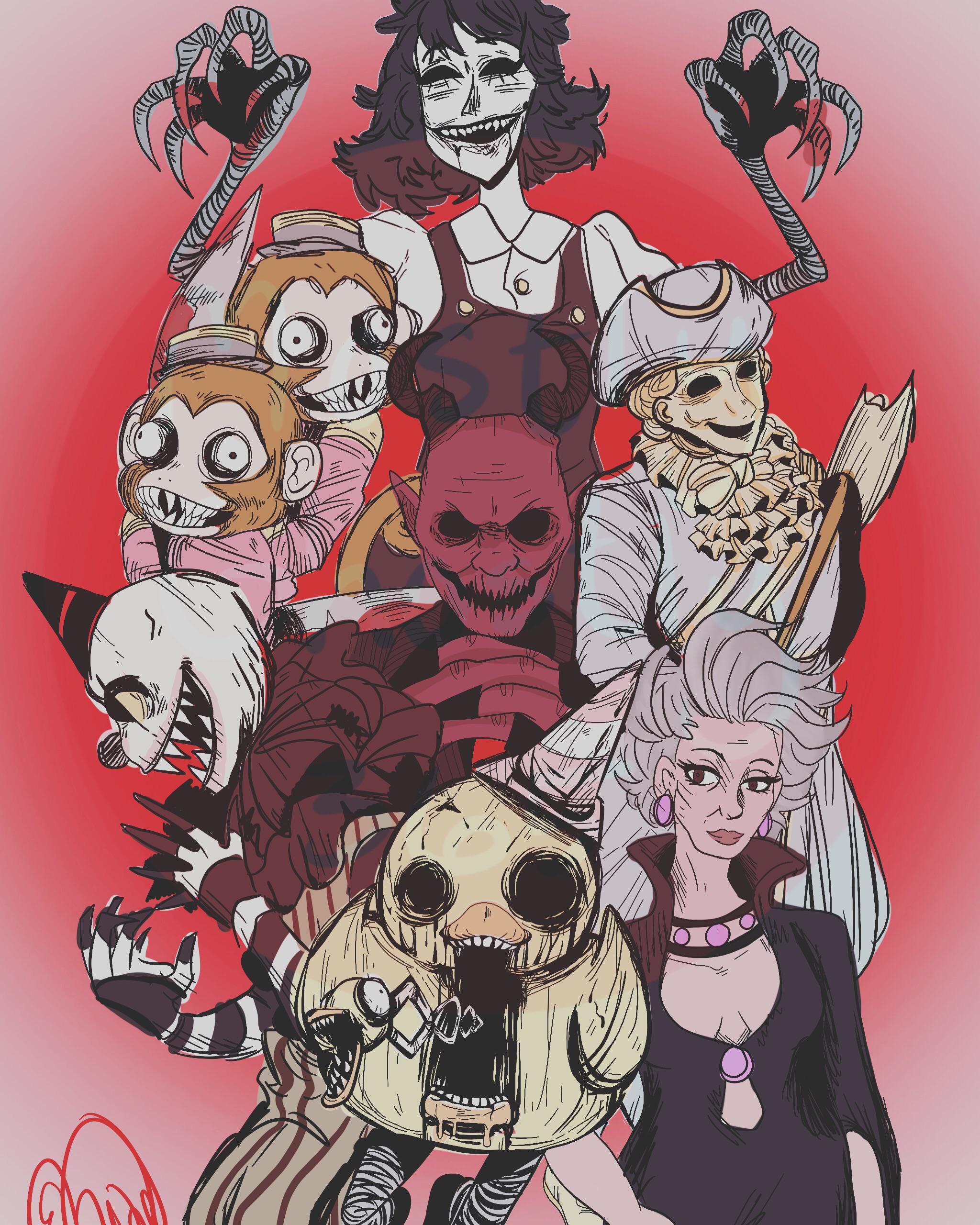 Some fanart that I made for one of my favorite horror games