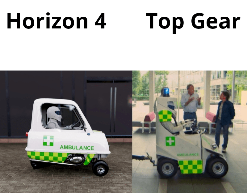 Recreation of the P45 Ambulance from Series 19 Episode 1 of Top Gear