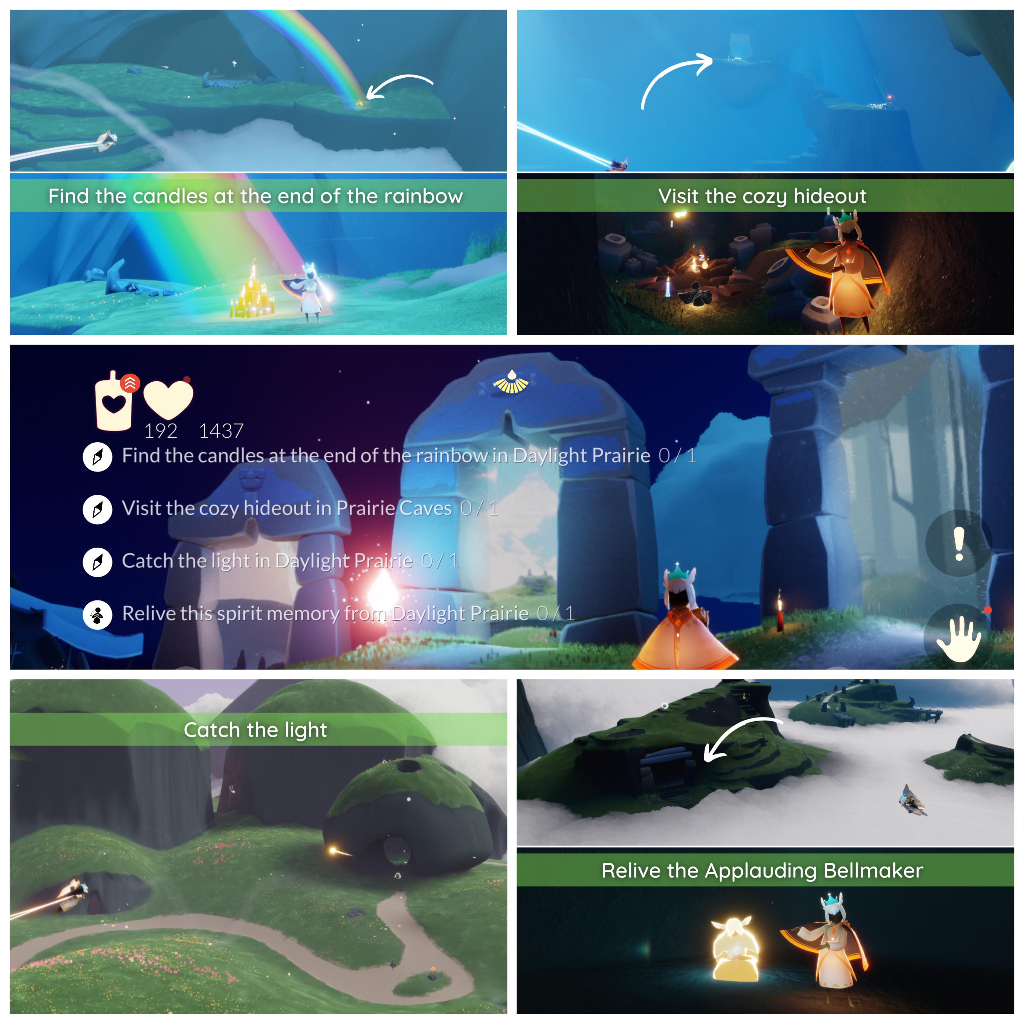 Dailies August 7th ⛅️ DLP 📍1. Find the candles at the end of the