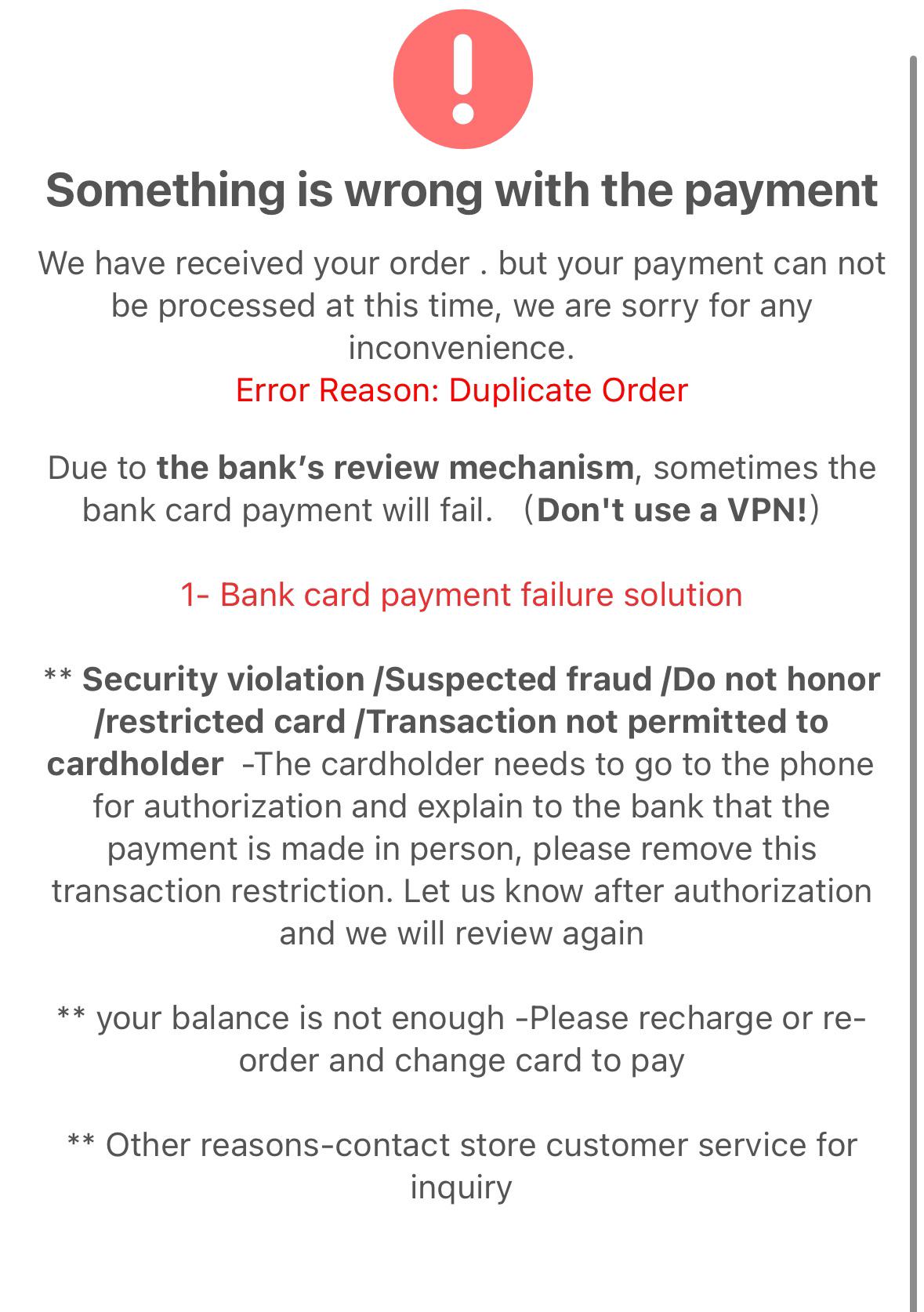 payment not going through r/jjsport