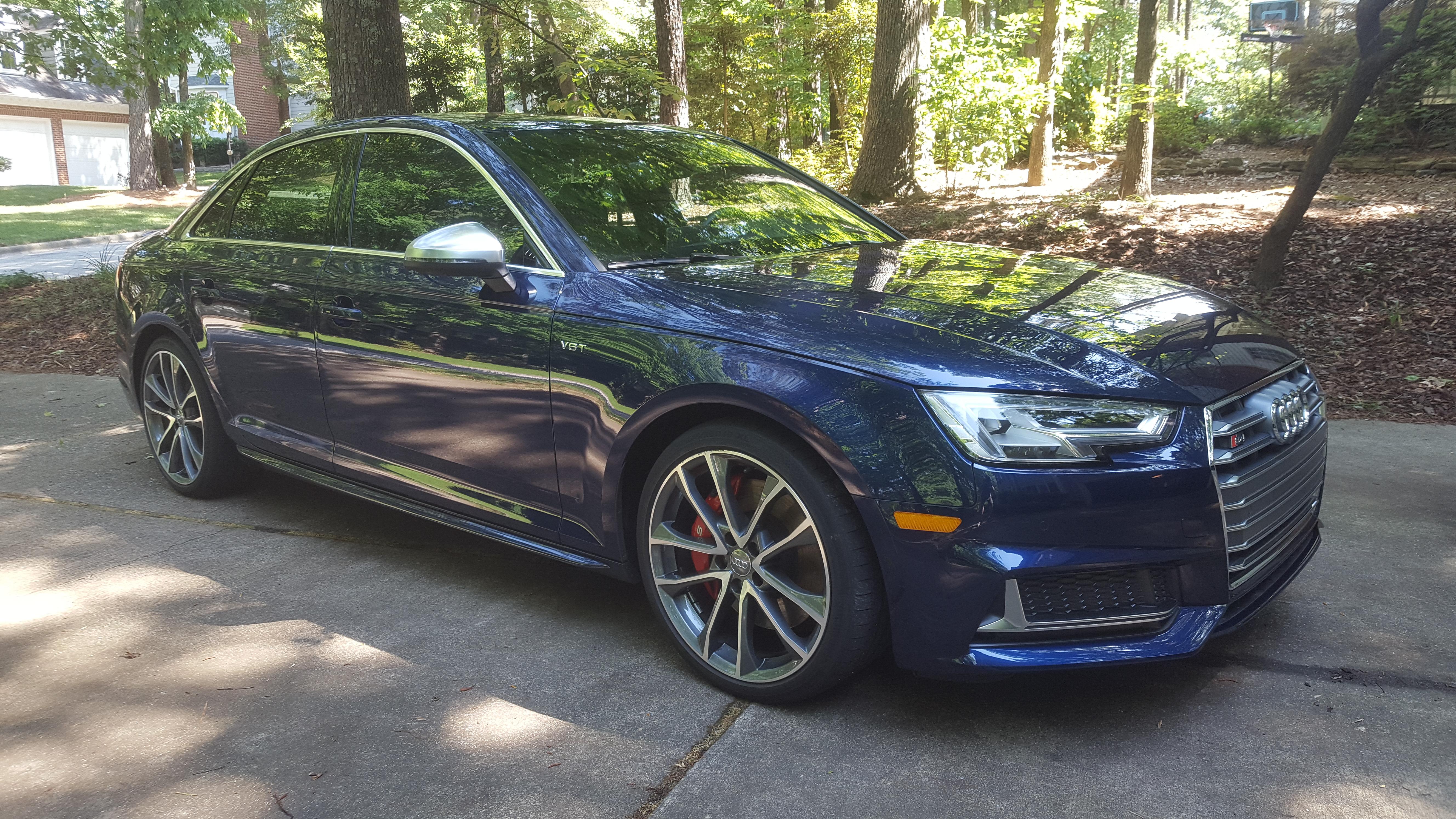 My Navarra blue 2018 Audi S4 Audi
